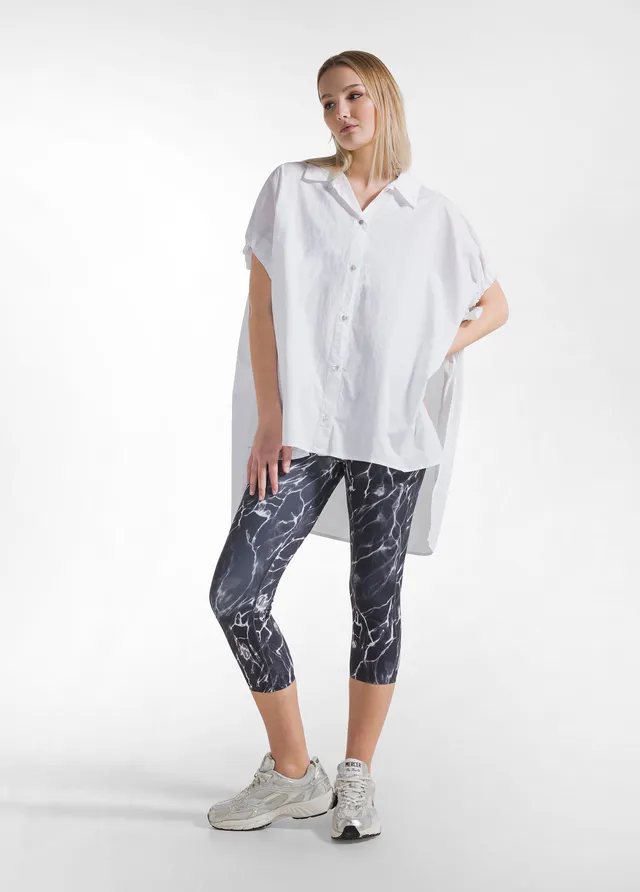 deha-d42710-camicia-oversize-in-popeline-parachute-bianco image 1
