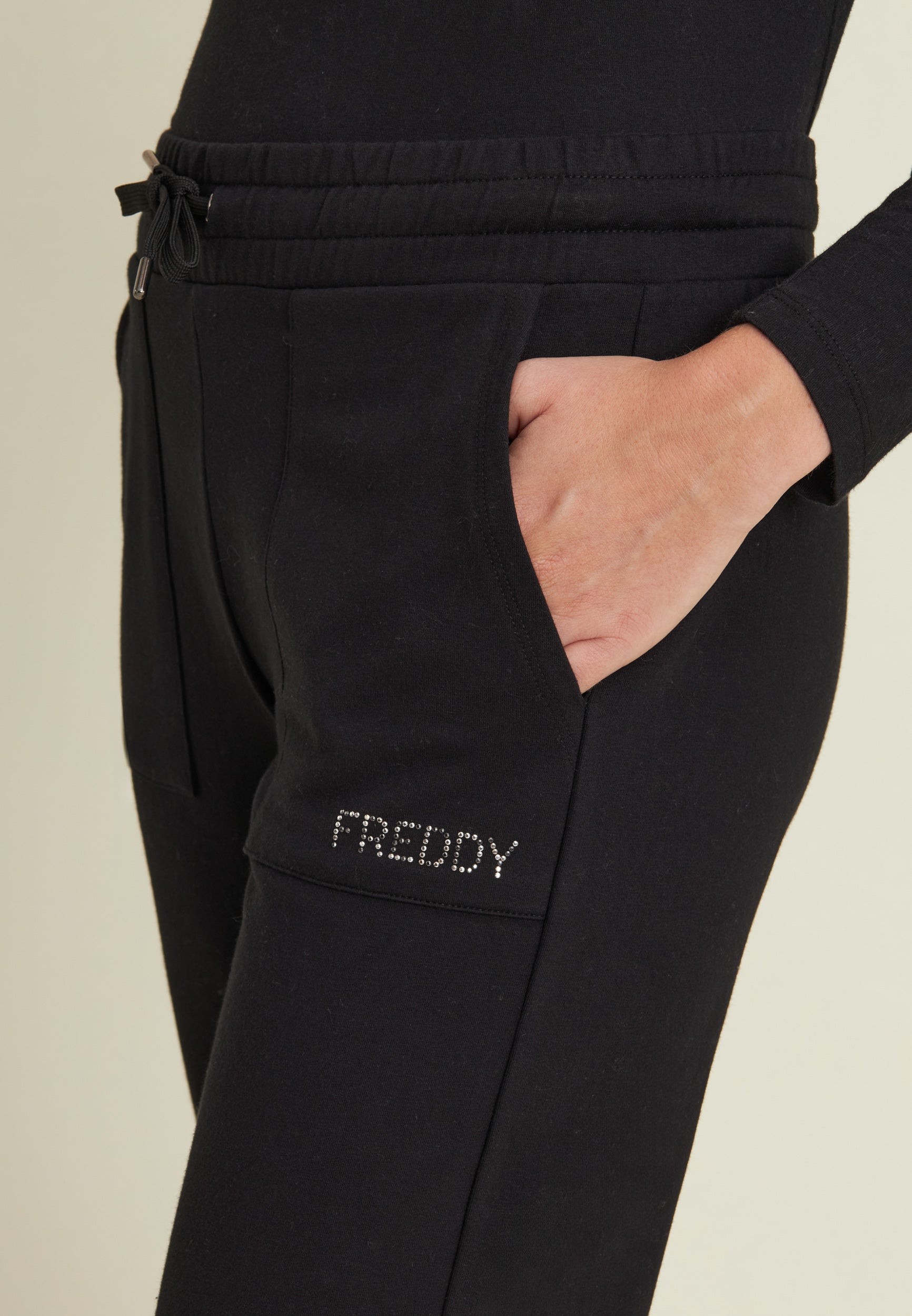 freddy-pantaloni-felpa-regular-con-fondo-elasticizzato-e-tasche image 4