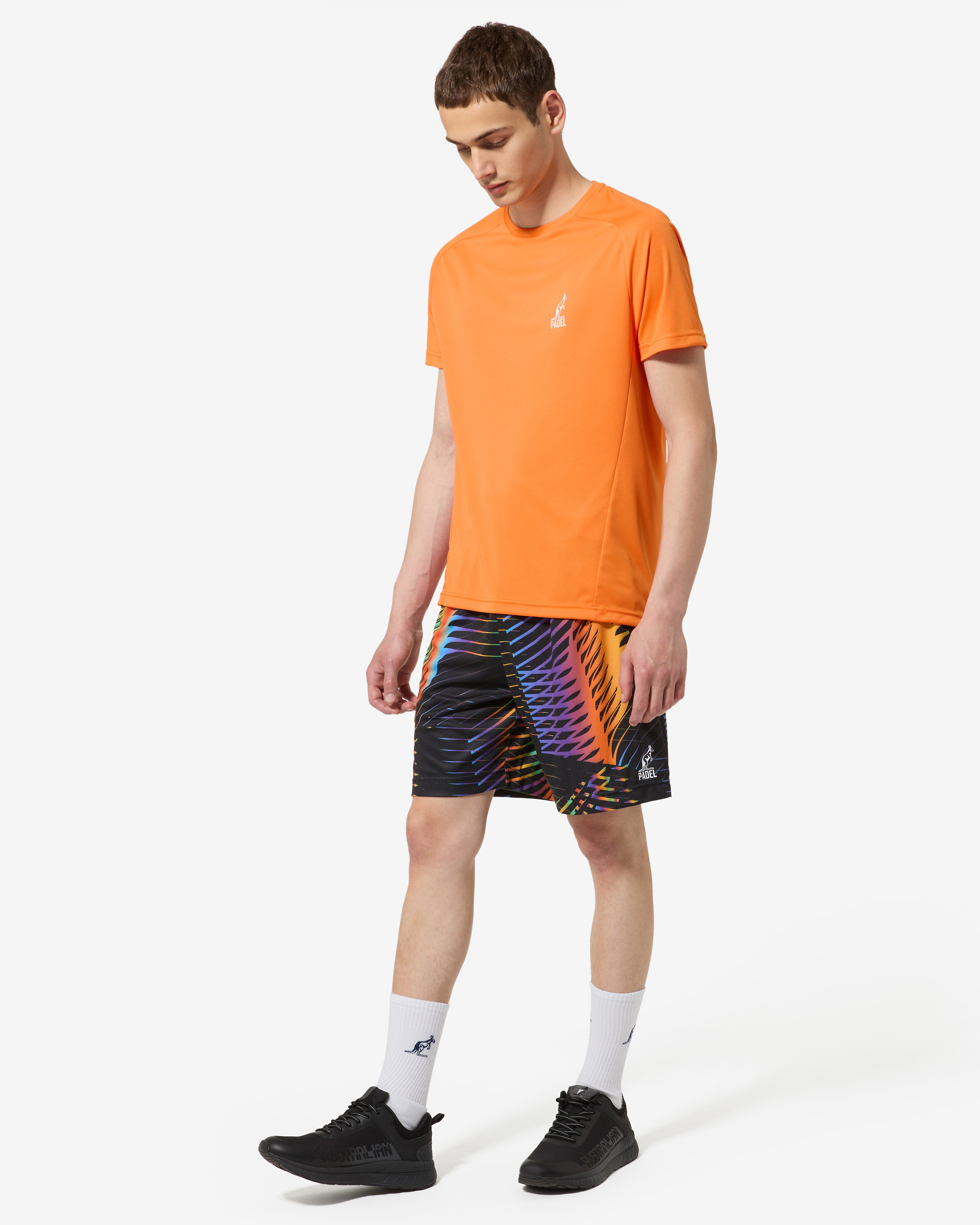 australian-easy-t-shirt-padel-arancio-acceso image 2