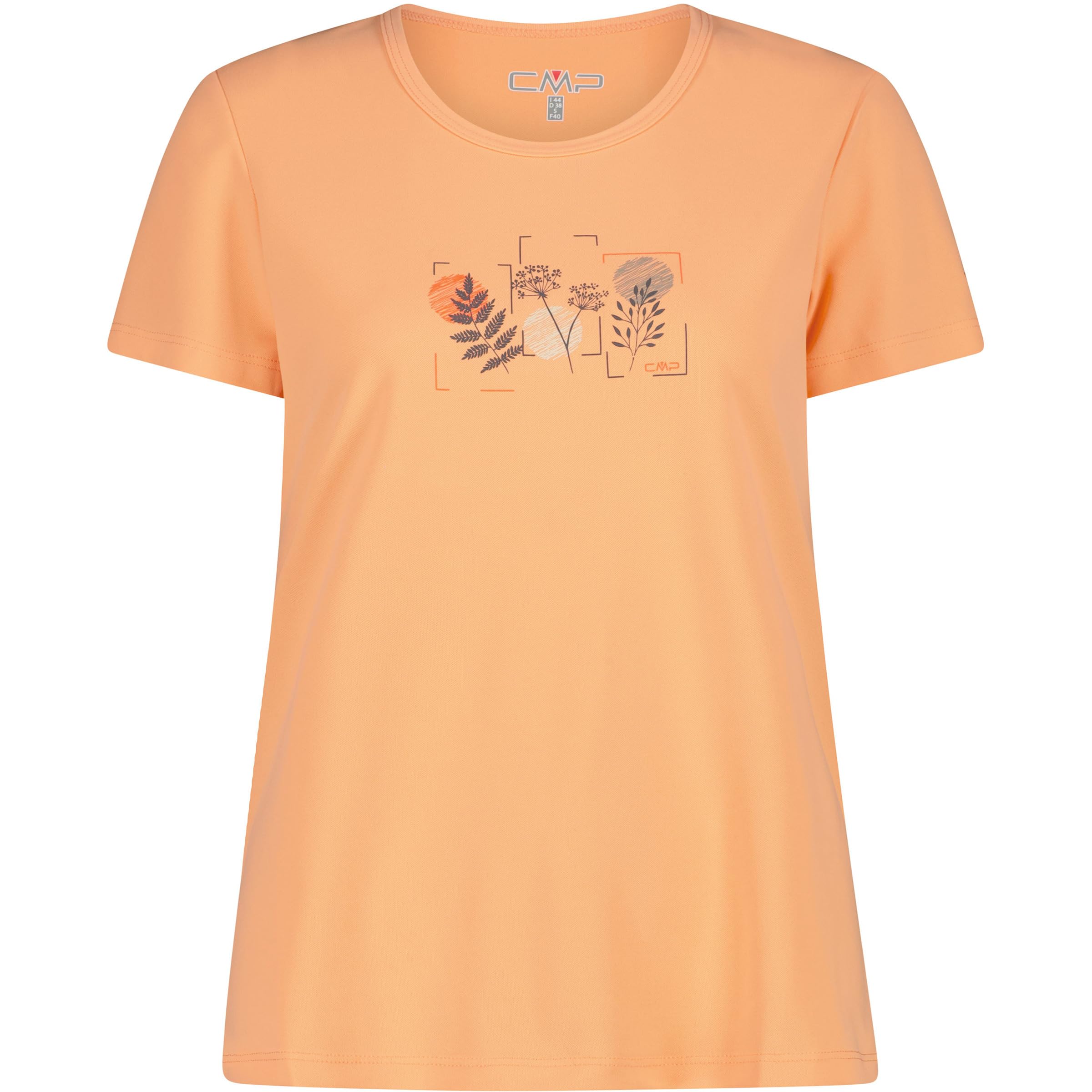 cmp-39t5676p-t-shirt-girocollo-dry-function-logo-donna image 5