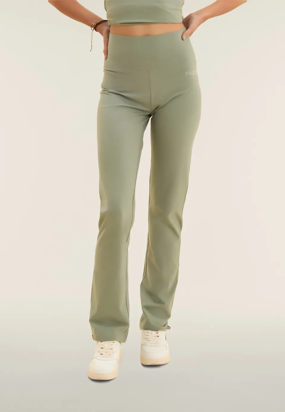 freddy-pantaloni-sportivi-donna-in-jersey-stretch-con-fondo-regolabile image 1