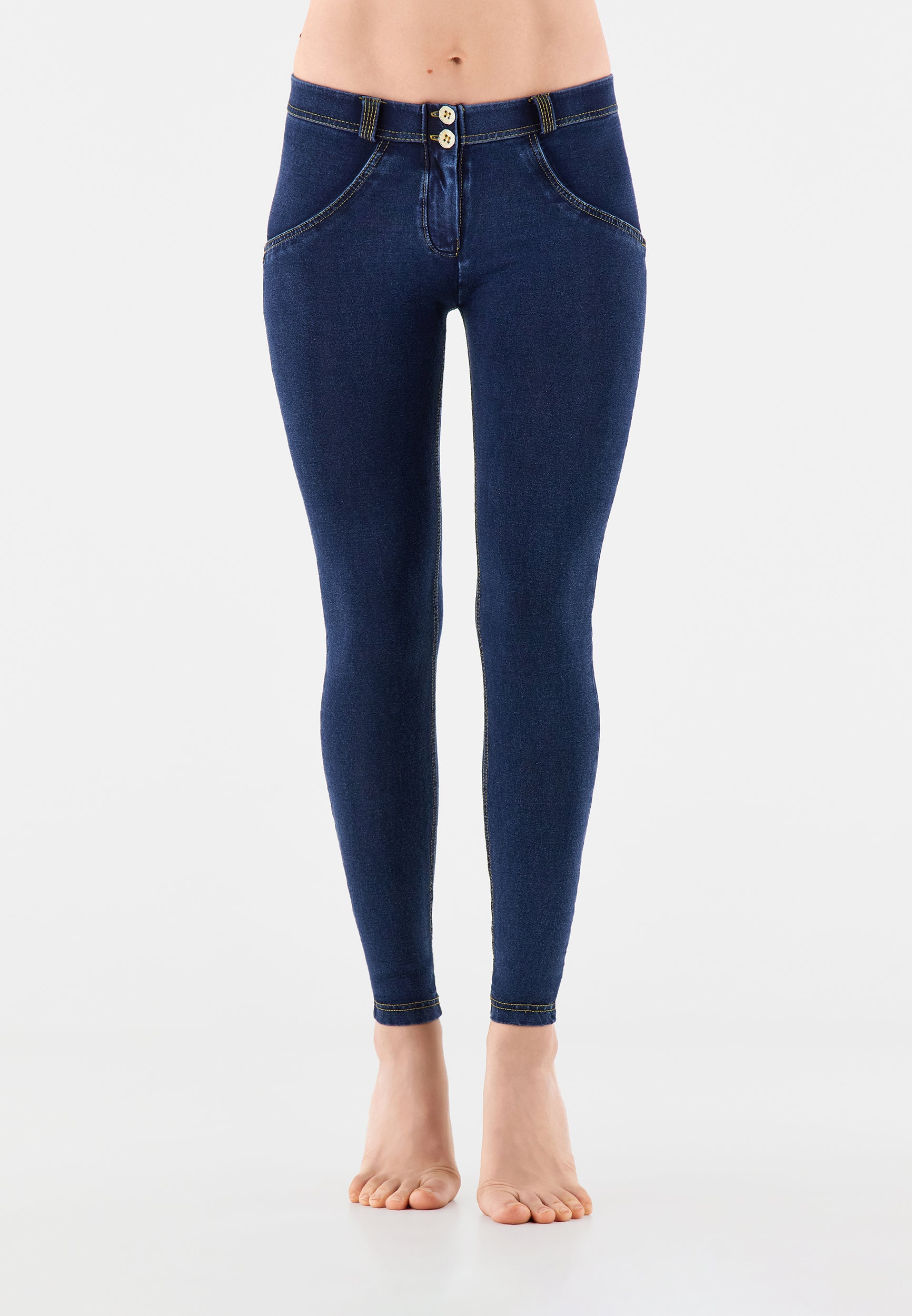 freddy-wr-up-jeggings-donna-push-up-superskinny-in-jersey-denim-organico image 1