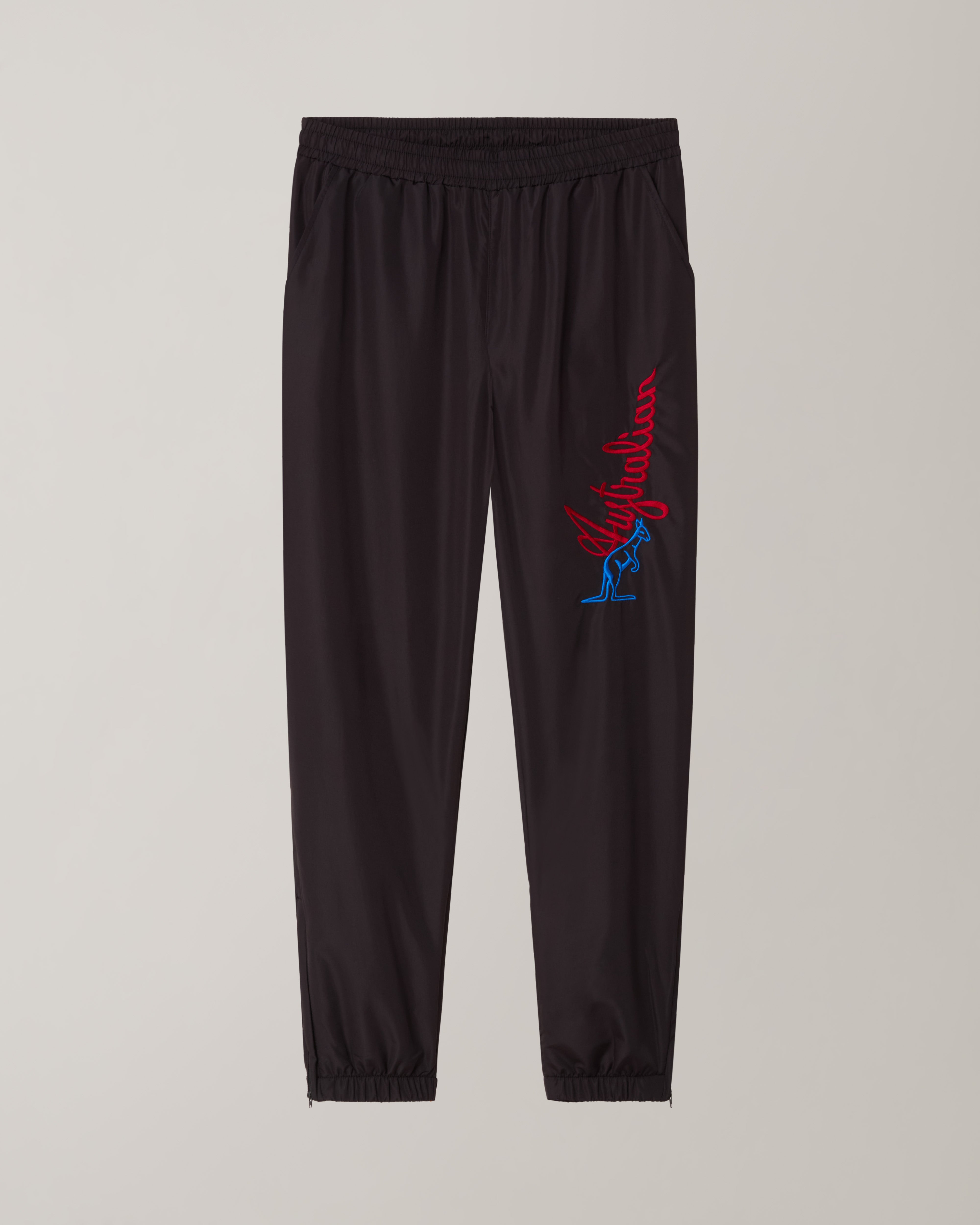 australian-randall-track-pant-pantalone-tuta-smash-con-zip-e-mesh-nero image 7