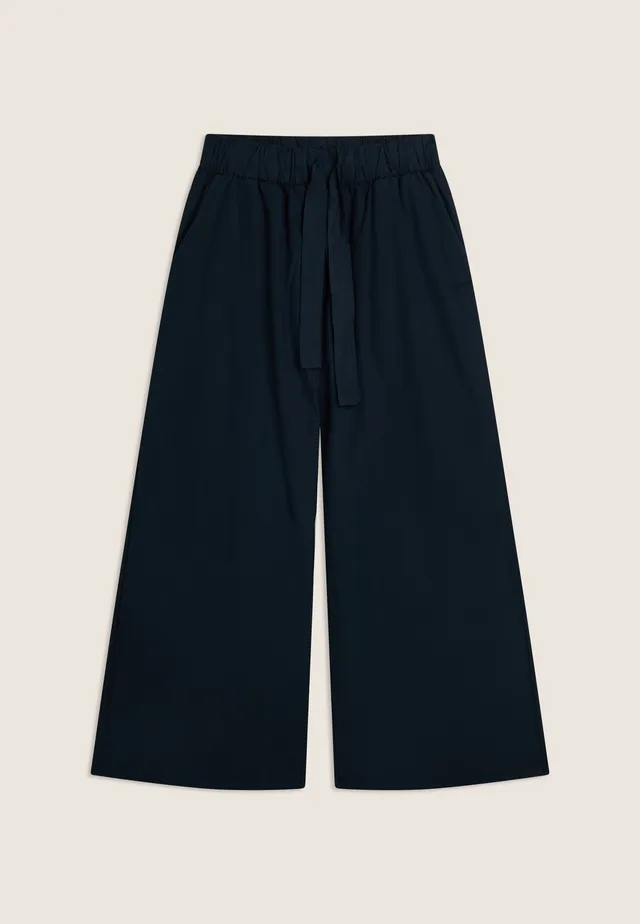 freddy-pantaloni-sportivi-wide-leg-da-donna-in-cotone-stretch image 1