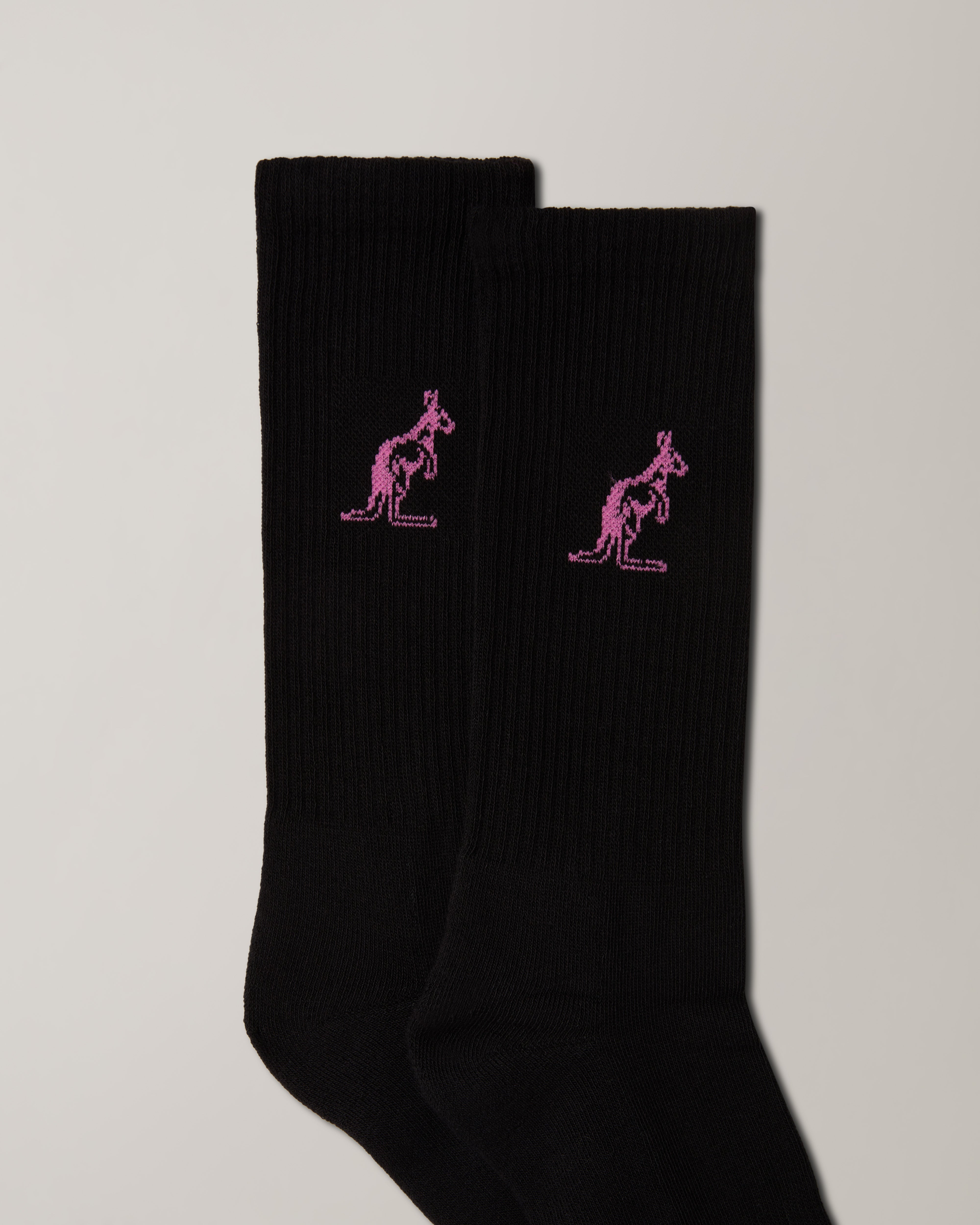 australian-cotton-socks-calze-tennis-cotone-nero-giacinto image 2