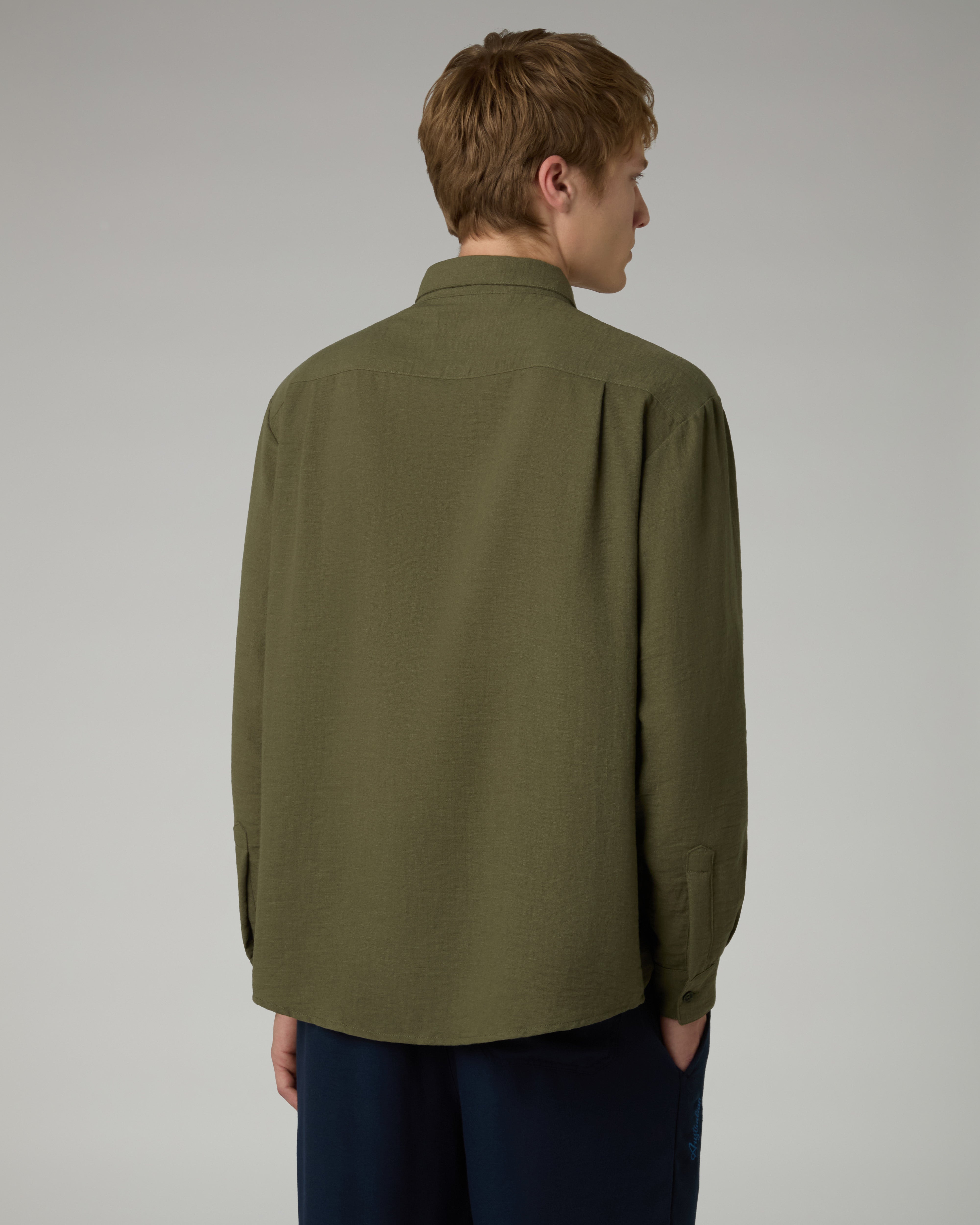 australian-doric-camicia-manica-lunga-canvas image 3