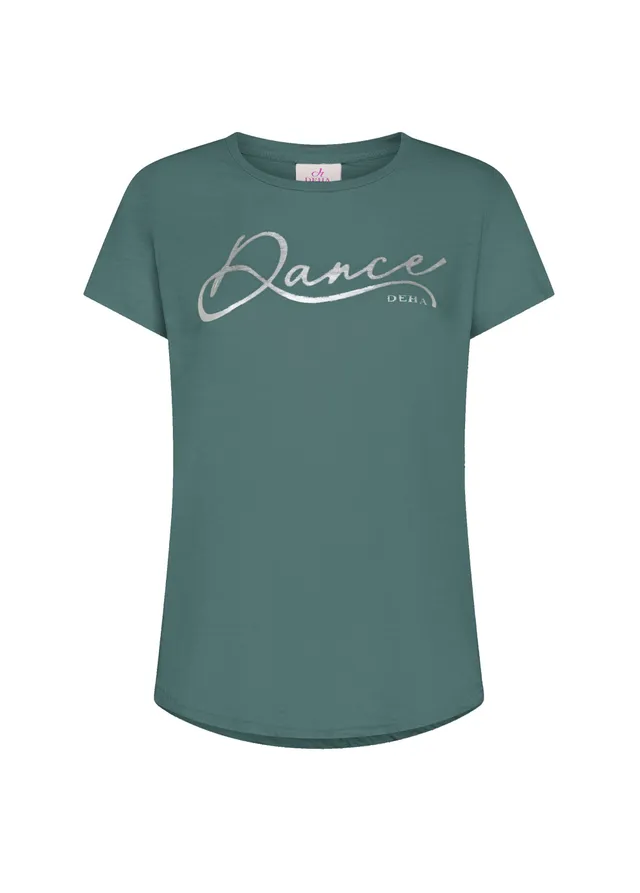 deha-t-shirt-d42512-in-cotone-flamm-verde image 1