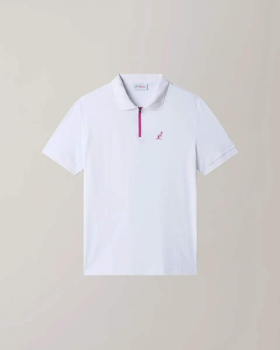 australian-horizon-polo-shirt-piquet-tecnico-bianco image 1