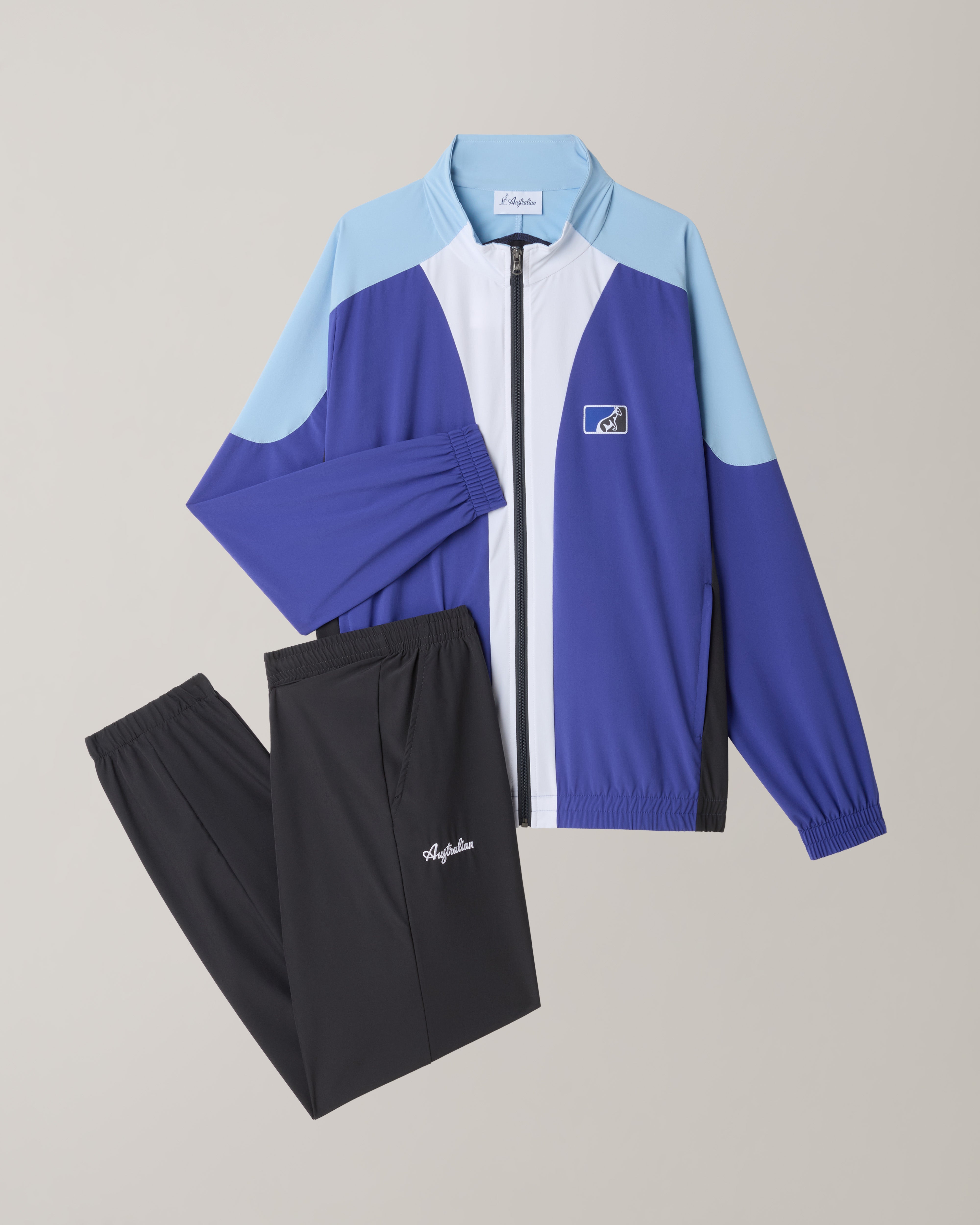 australian-classic-pro-tracksuit-slam-liberty-blu-made-in-italy image 8