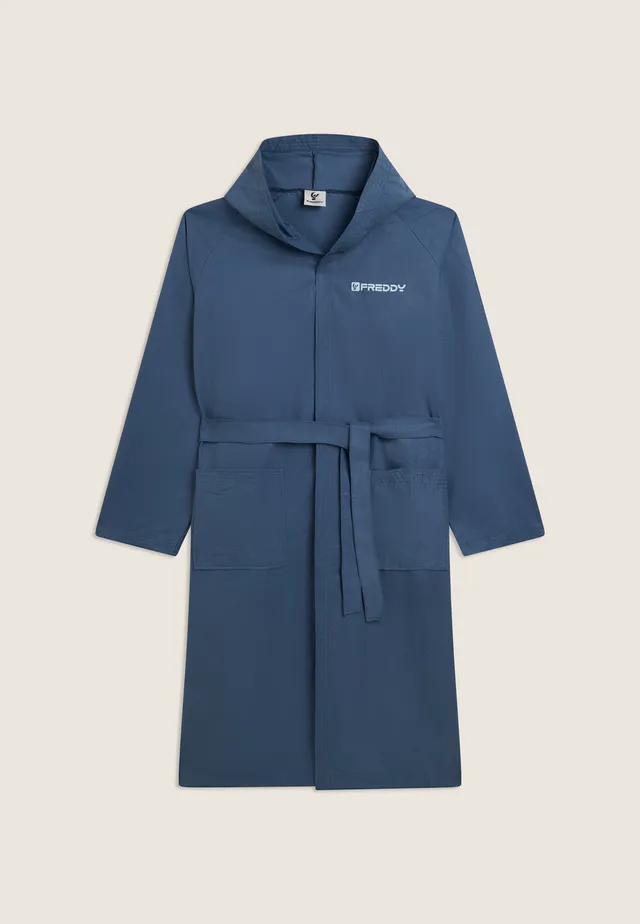 freddy-accappatoio-unisex-in-microfibra-blu-navy image 1