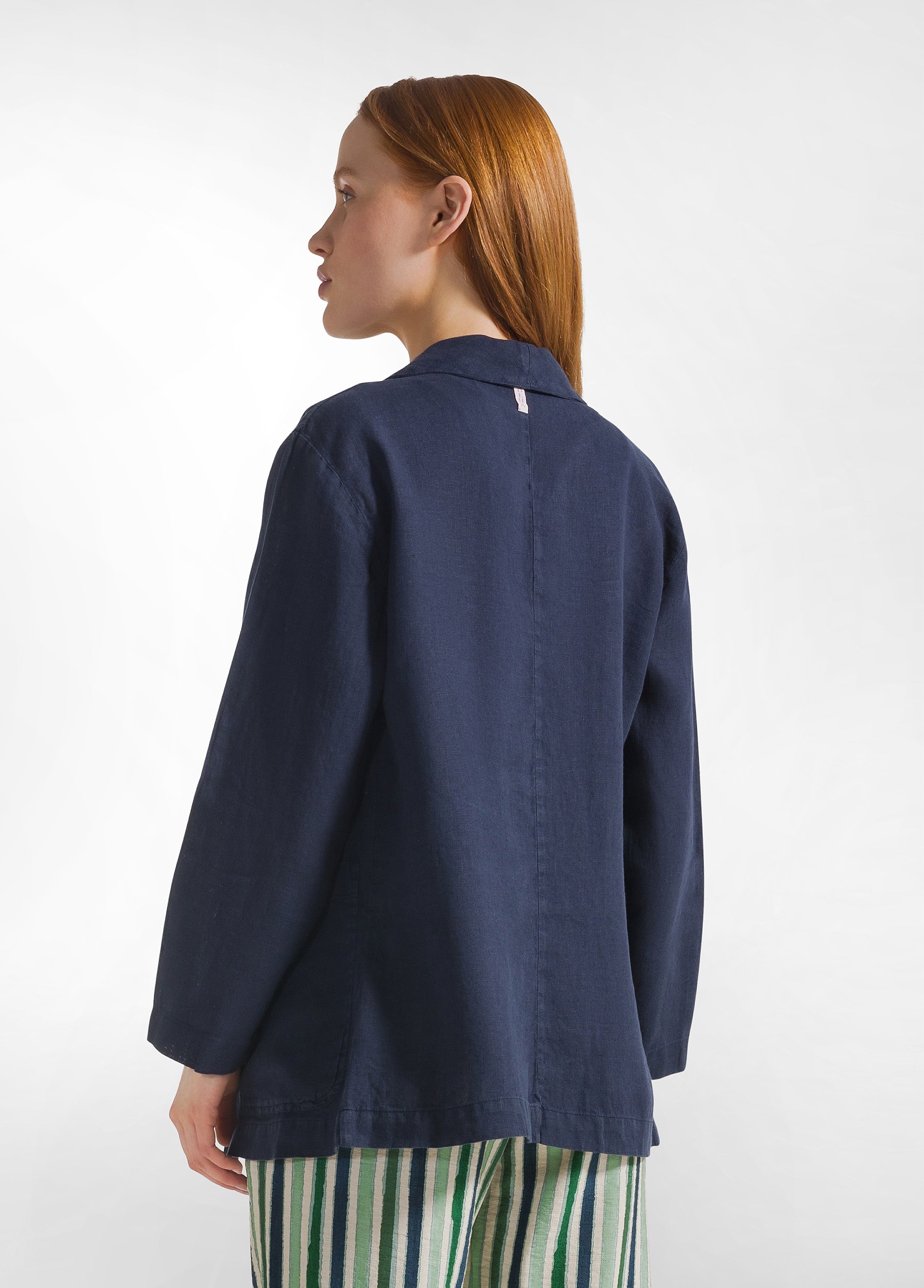 deha-a00580-blazer-in-lino-blu-destrutturato image 2