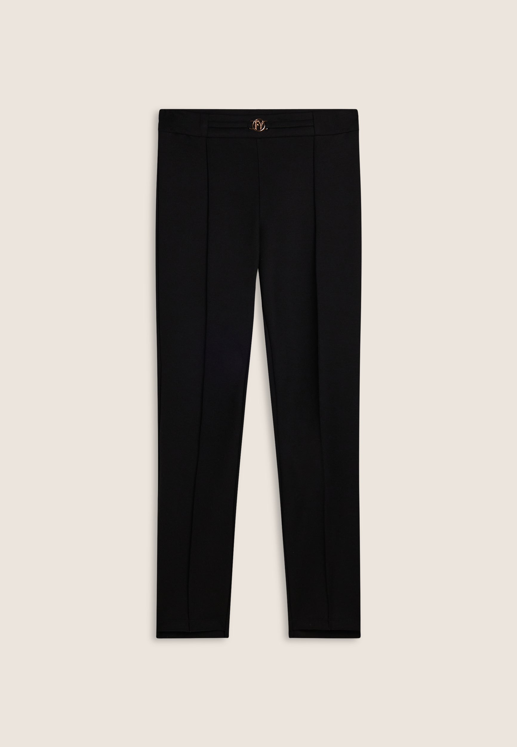 freddy-pantaloni-donna-in-viscosa-fondo-asimmetrico-vita-alta image 6