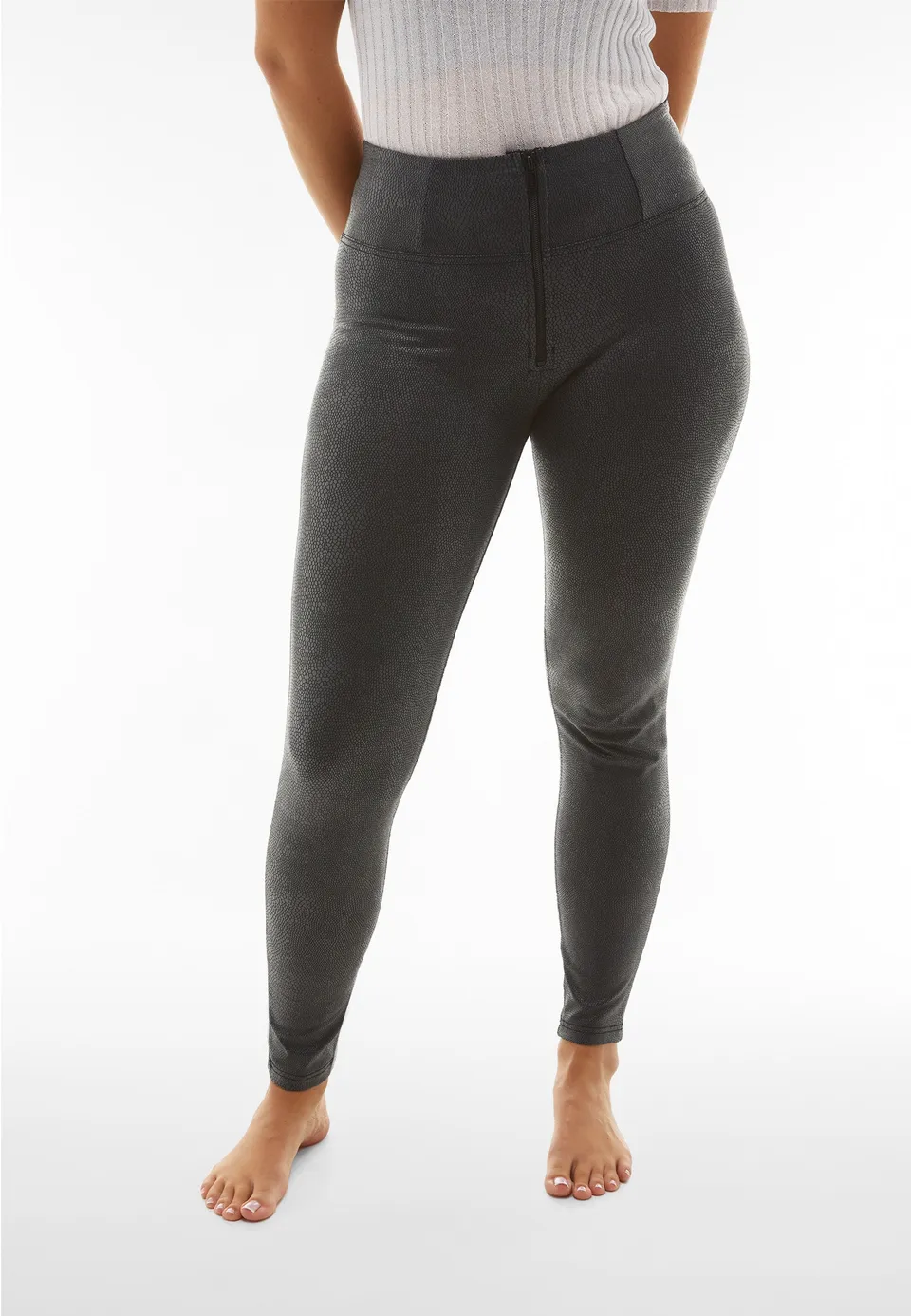 freddy-wr-up-pantaloni-superskinny-vita-alta-similpelle-reptile image 1