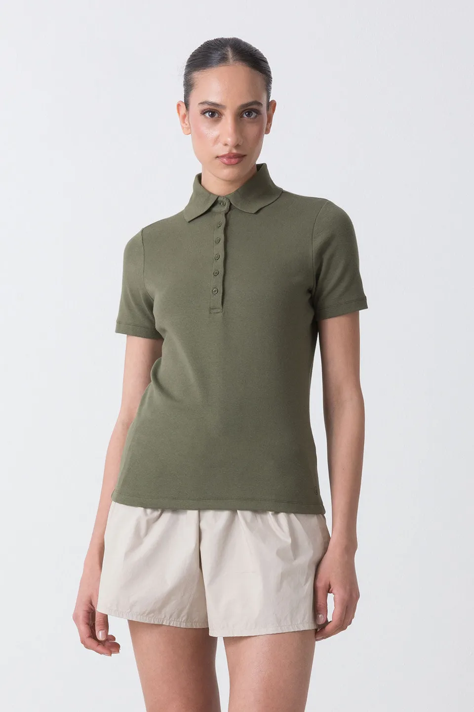 dimensione-danza-city-polo-a-maniche-corte-con-colletto-alto-donna image 1