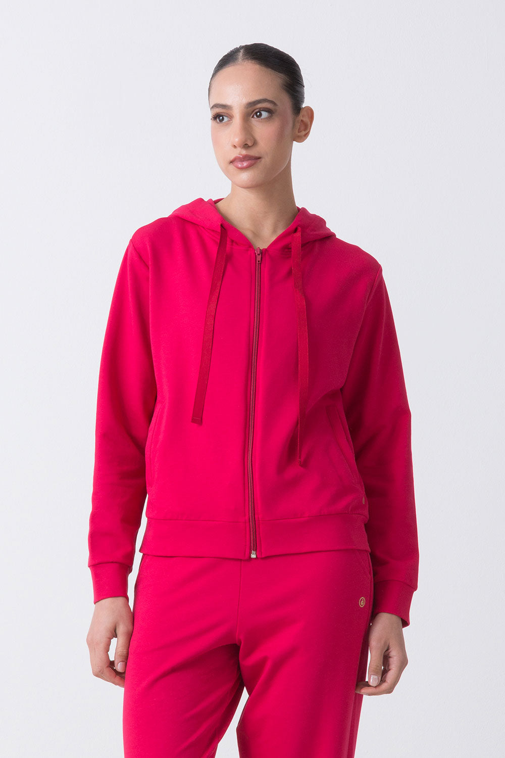 dimensione-danza-city-giacca-donna-full-zip-con-cappuccio-in-felpa-stretch image 6