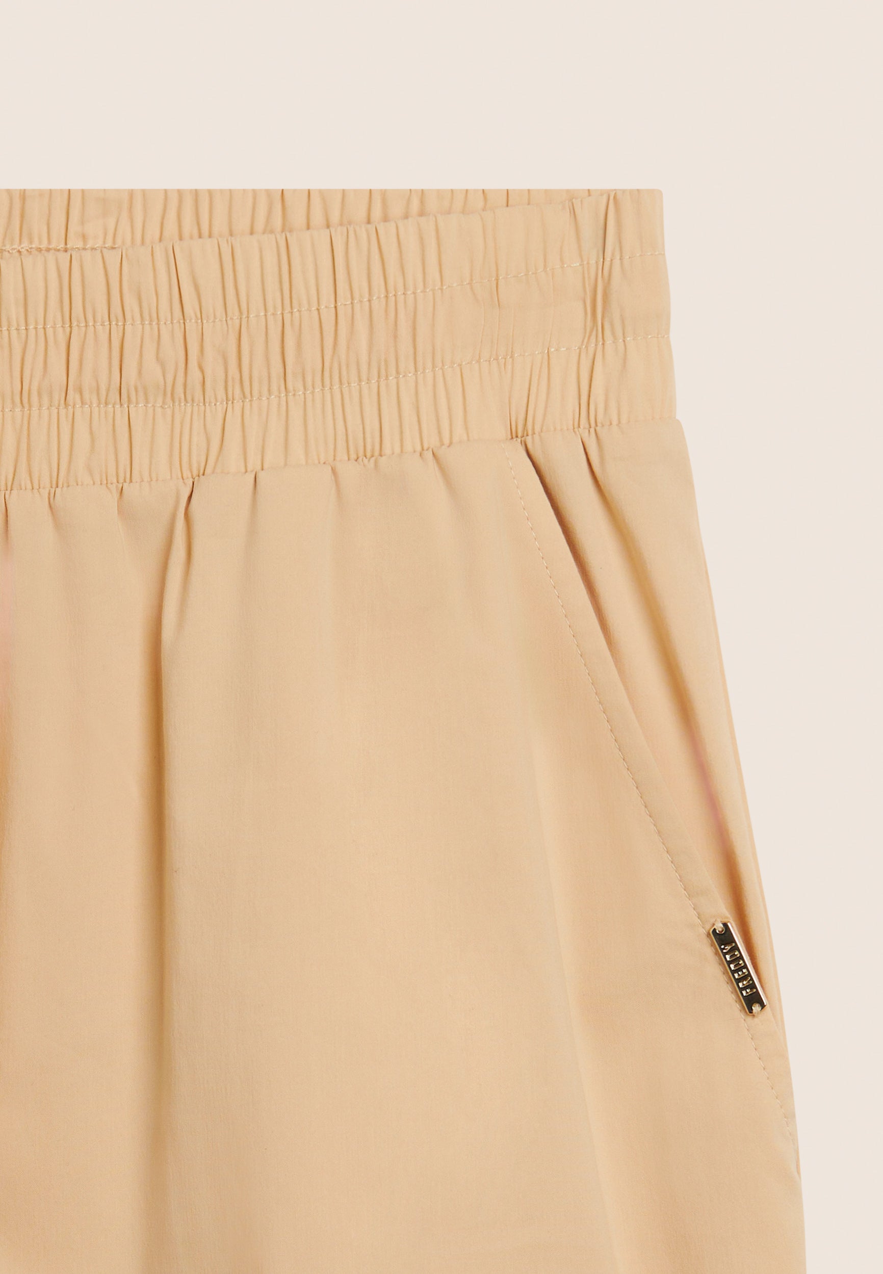 freddy-pantaloni-cropped-regular-in-popeline-elasticizzato image 7