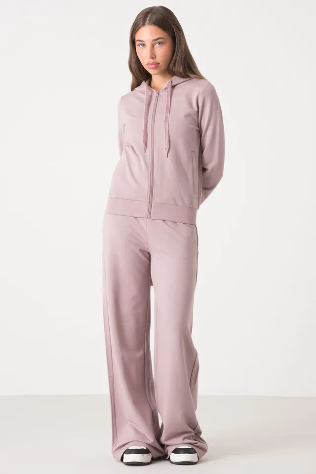dimensione-danza-giacca-full-zip-con-cappuccio-in-felpa-modal image 1