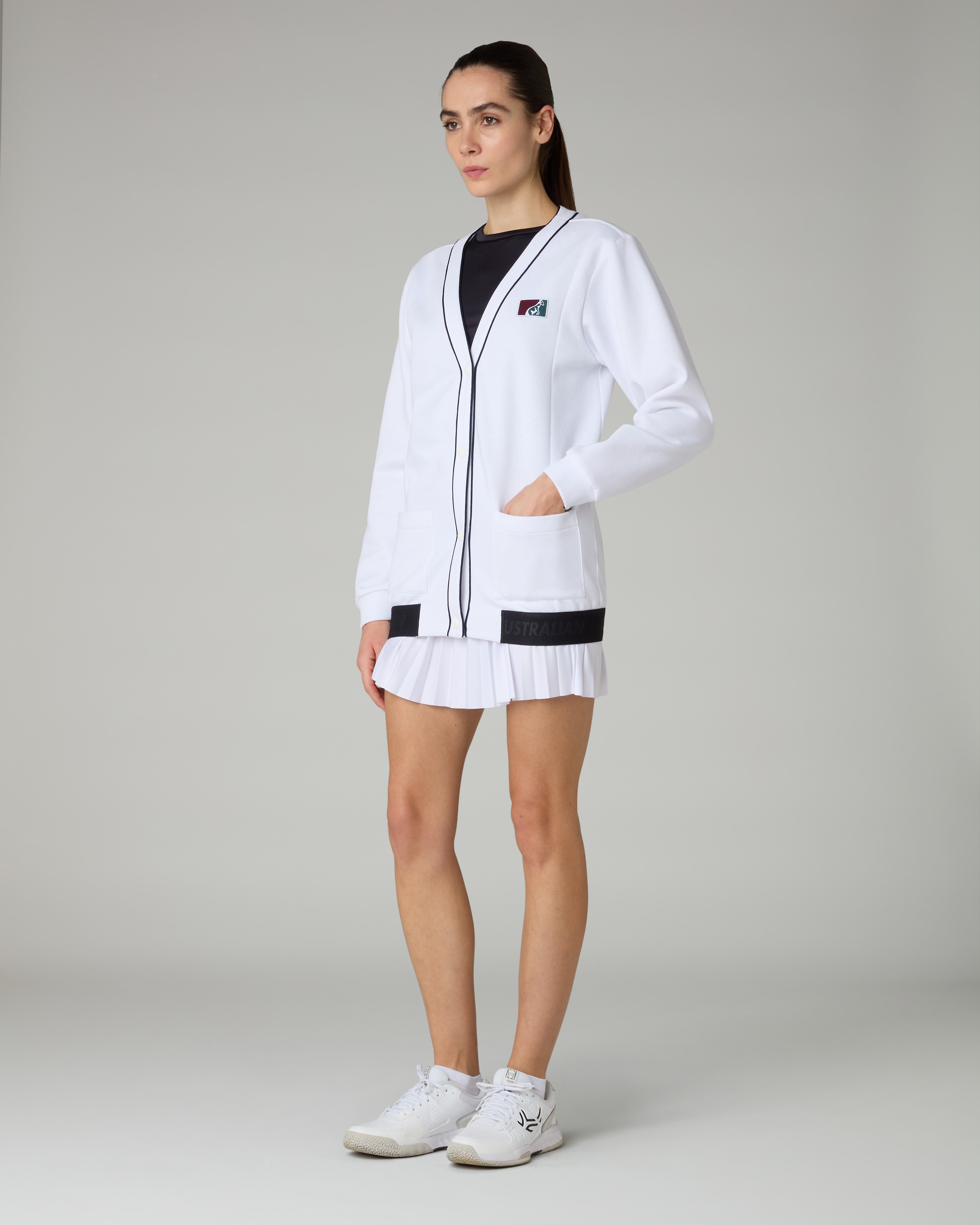 australian-classic-cardigan-felpa-invernale-bianca image 2