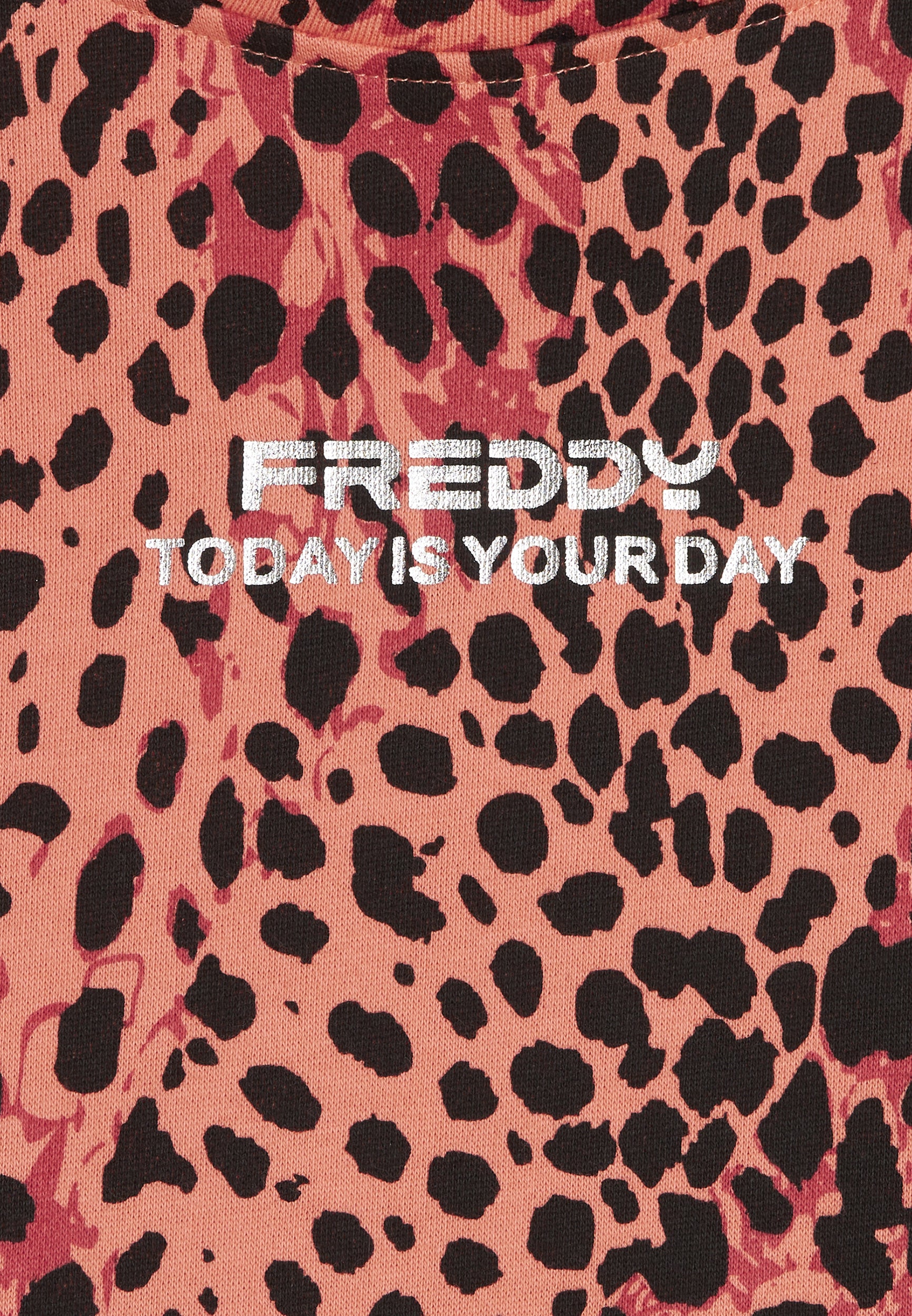 freddy-felpa-cropped-comfort-fit-animalier-donna image 7
