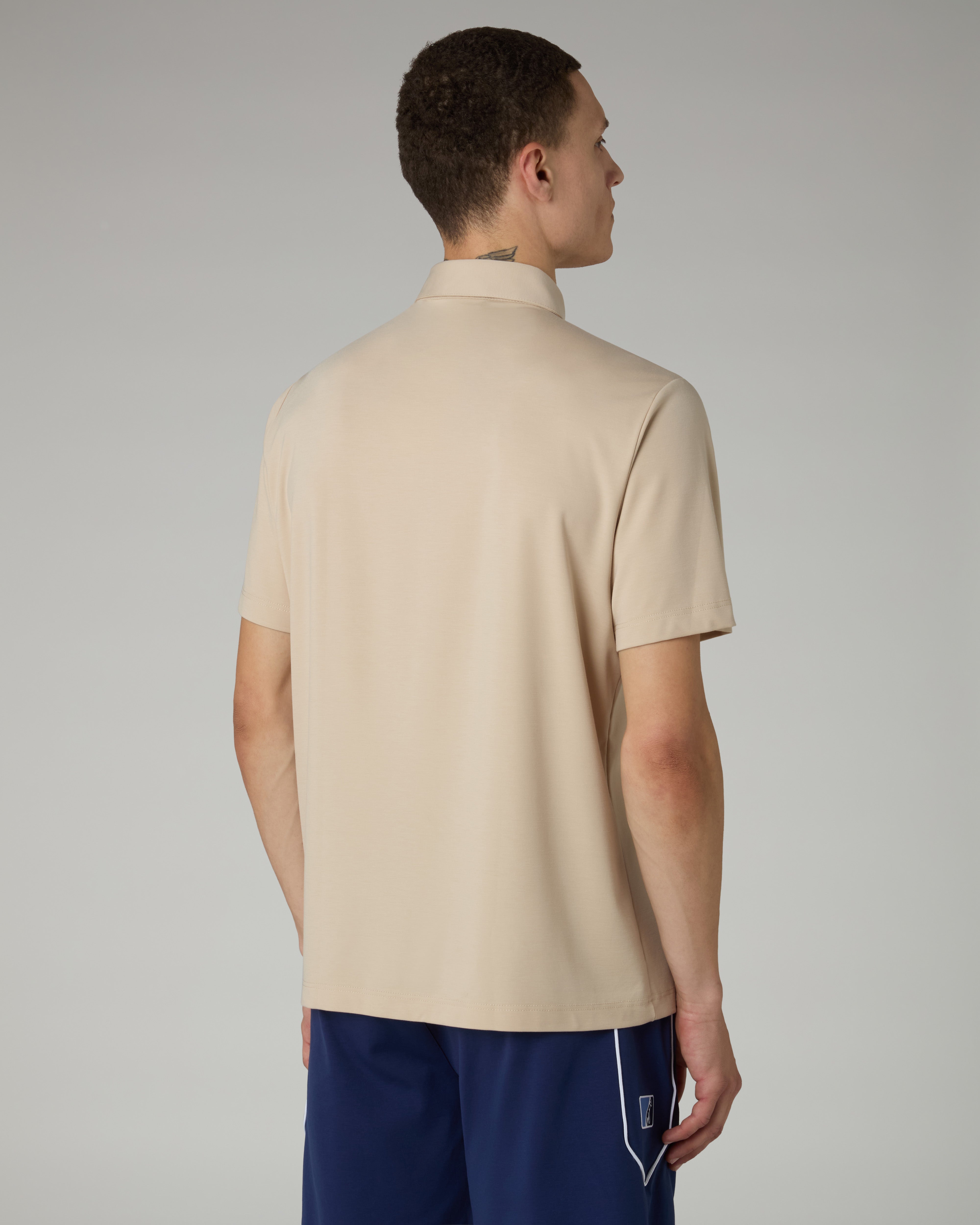 australian-flow-polo-uomo-in-tessuto-interlock-sabbia-made-in-italy image 3