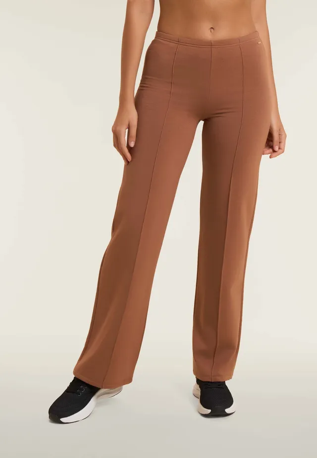 freddy-pantaloni-donna-wide-leg-vita-regular-con-cucitura-centrale image 1