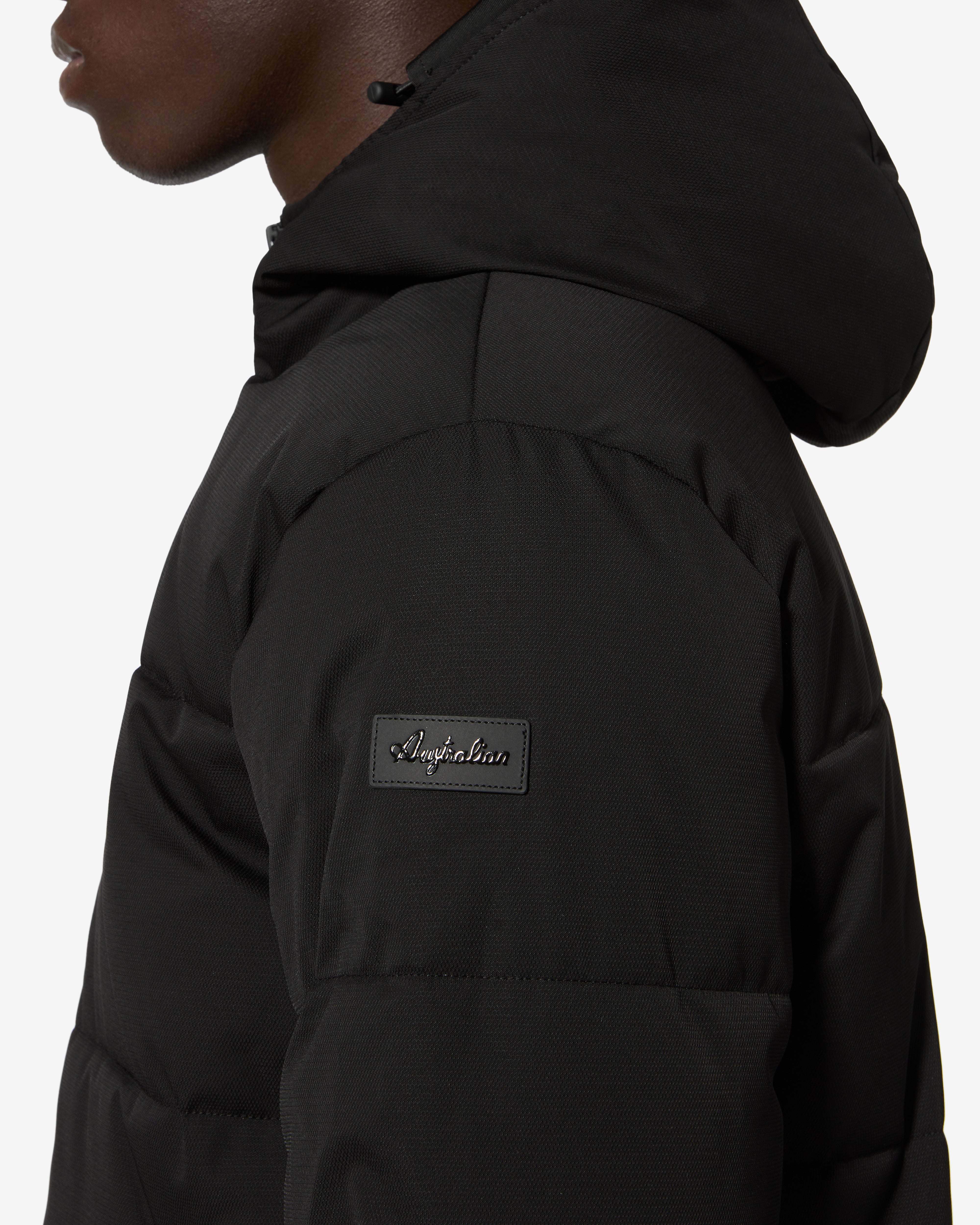 australian-jaquard-jacket-nera-con-cappuccio image 6
