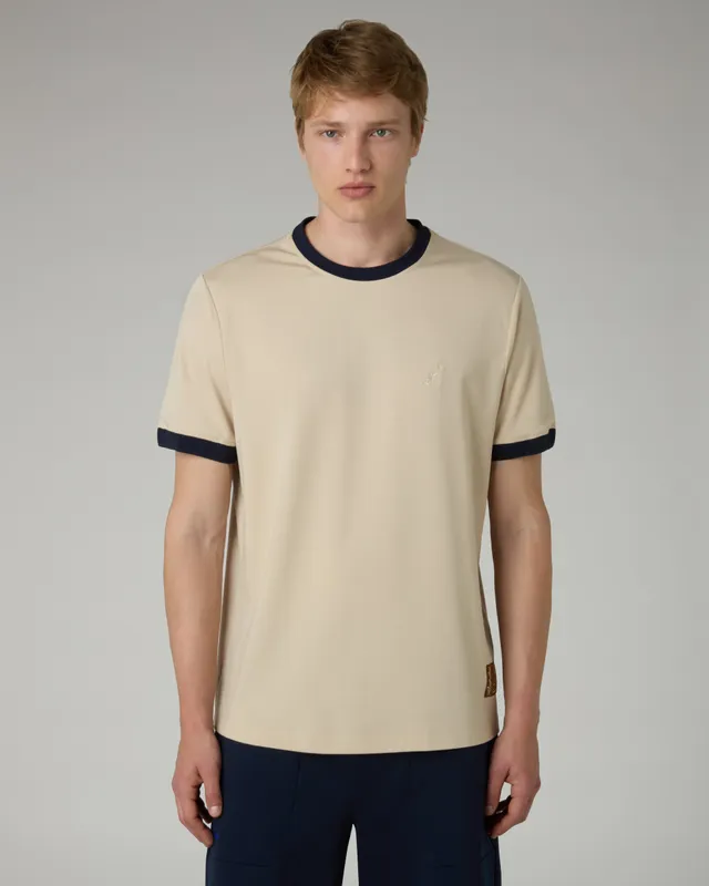 australian-flowline-t-shirt-uomo-regular-fit-sabbia image 1