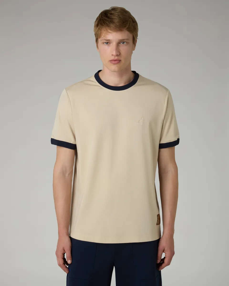 australian-flowline-t-shirt-uomo-regular-fit-sabbia image 1