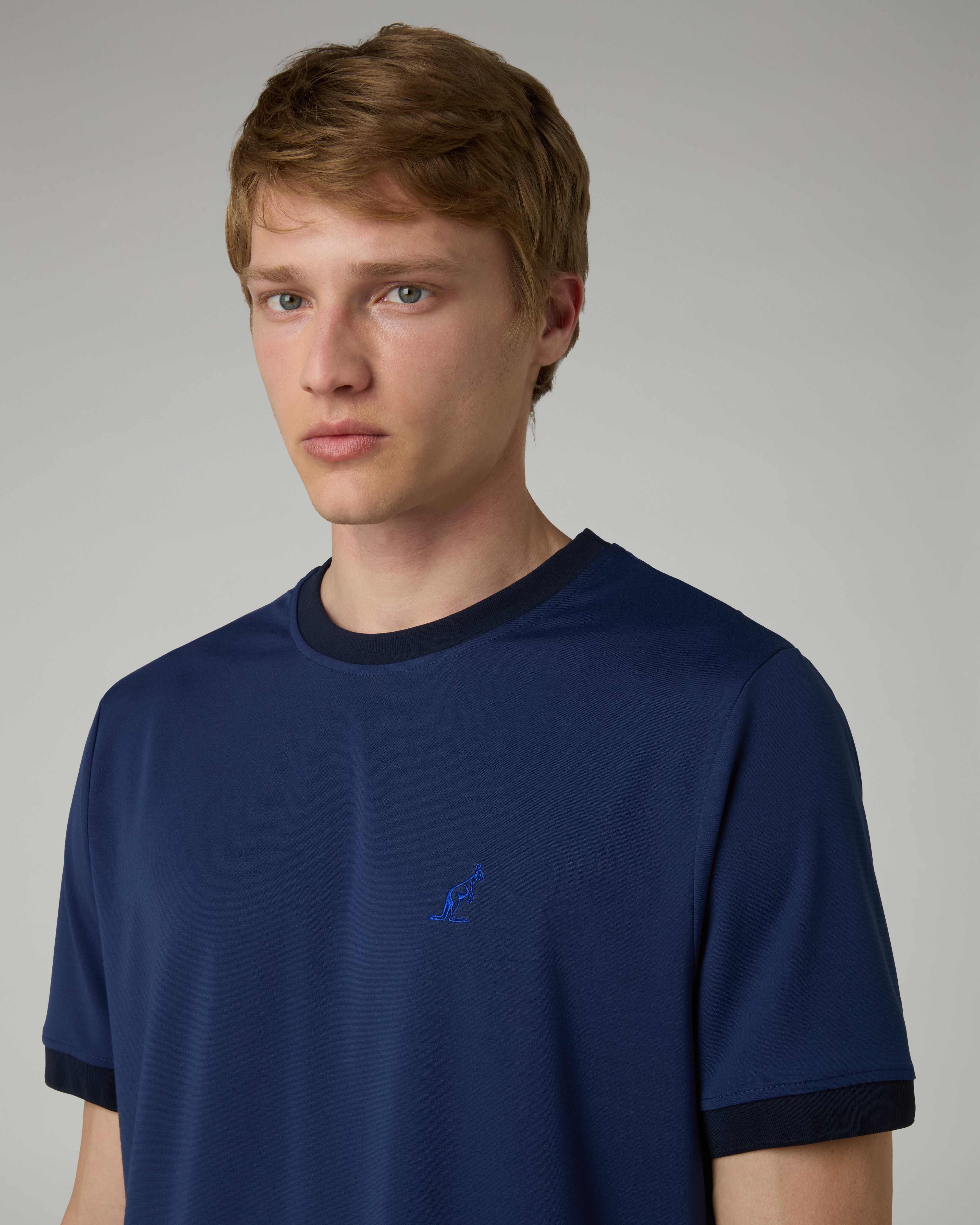 australian-flowline-t-shirt-maglietta-tecnica-interlock-blu-cosmo image 4