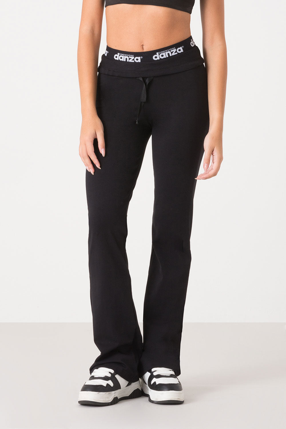 dimensione-danza-basic-panta-jazz-donna-jersey-stretch-elastico-jacquard image 1