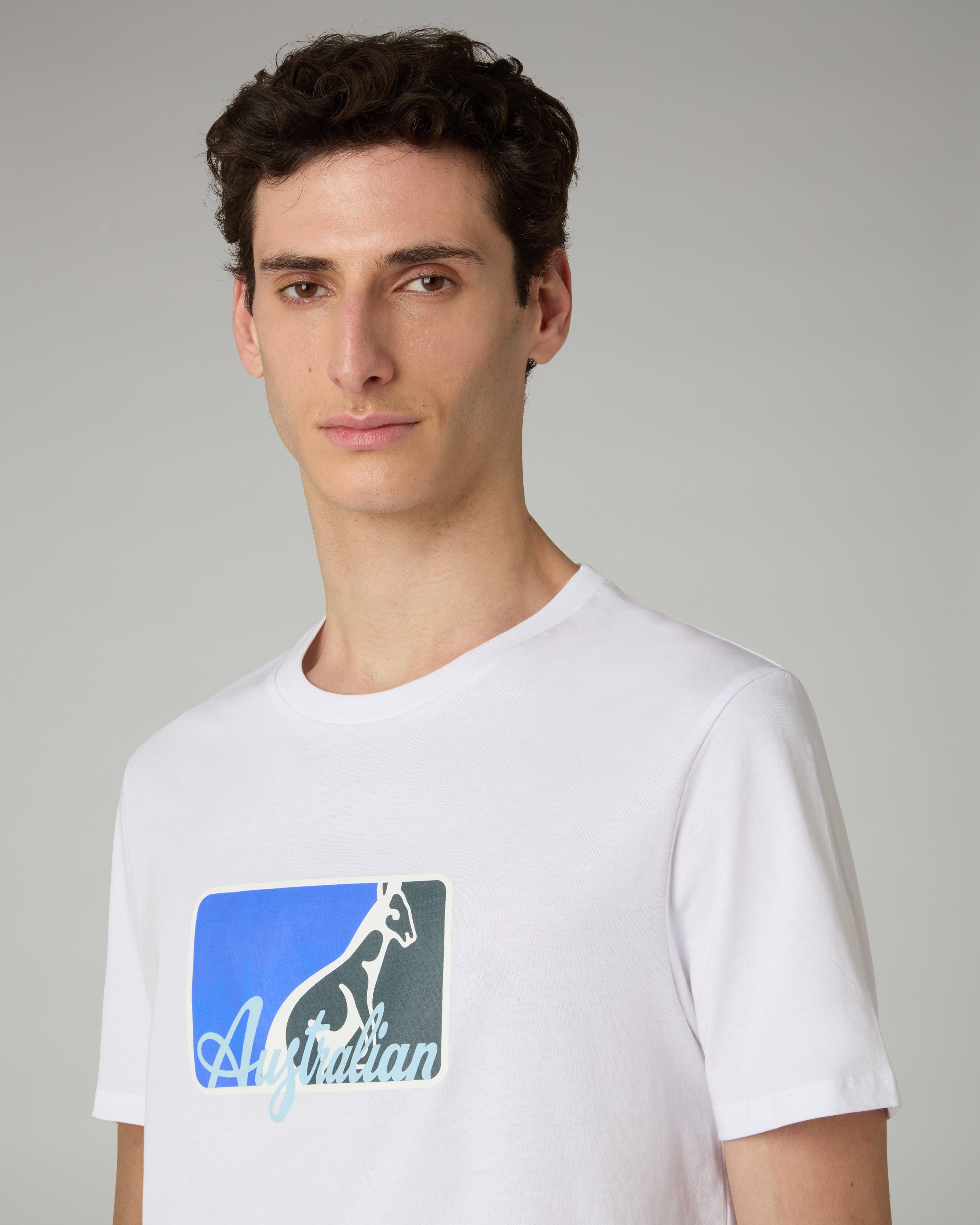 australian-league-cotton-t-shirt-t-shirt-uomo-in-cotone image 4