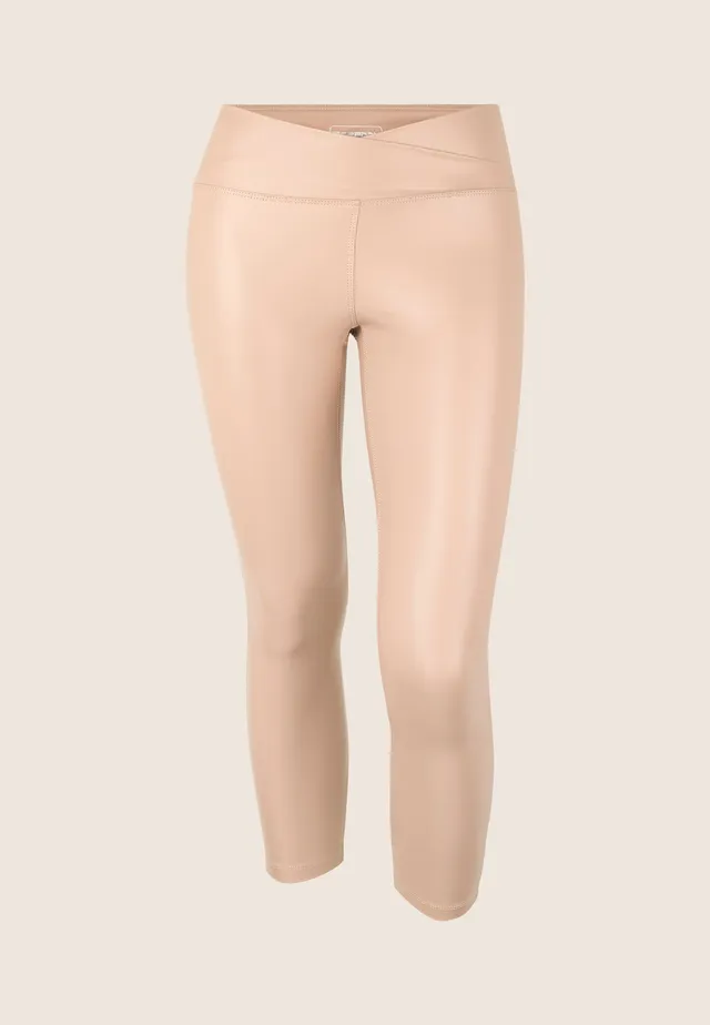 freddy-leggings-7-8-vita-regular-effetto-lucido-con-incrocio image 1