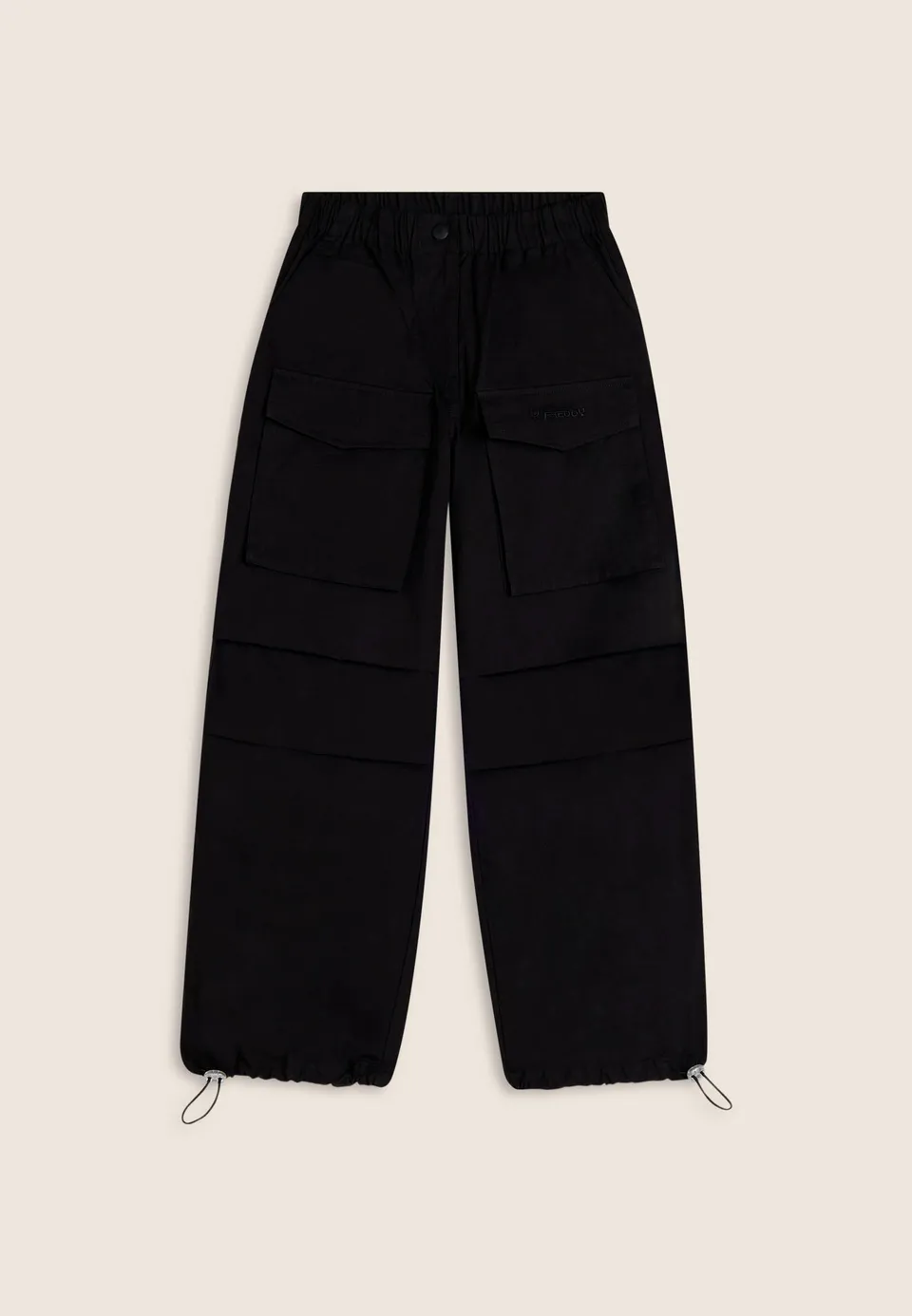 freddy-pantaloni-cargo-in-popeline-donna-tasche-frontali image 1