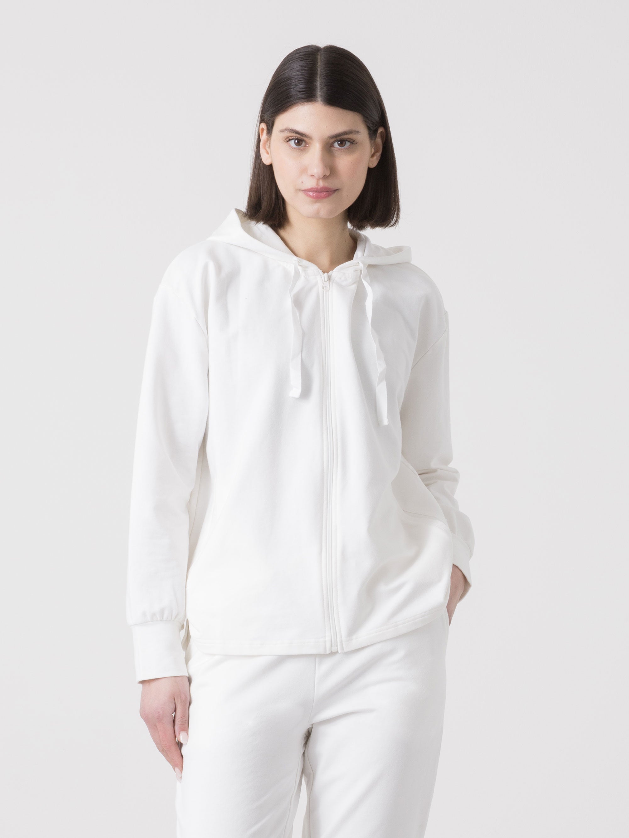 dimensione-danza-felpa-donna-danza-full-zip-con-cappuccio-in-felpa-non-garzata image 6