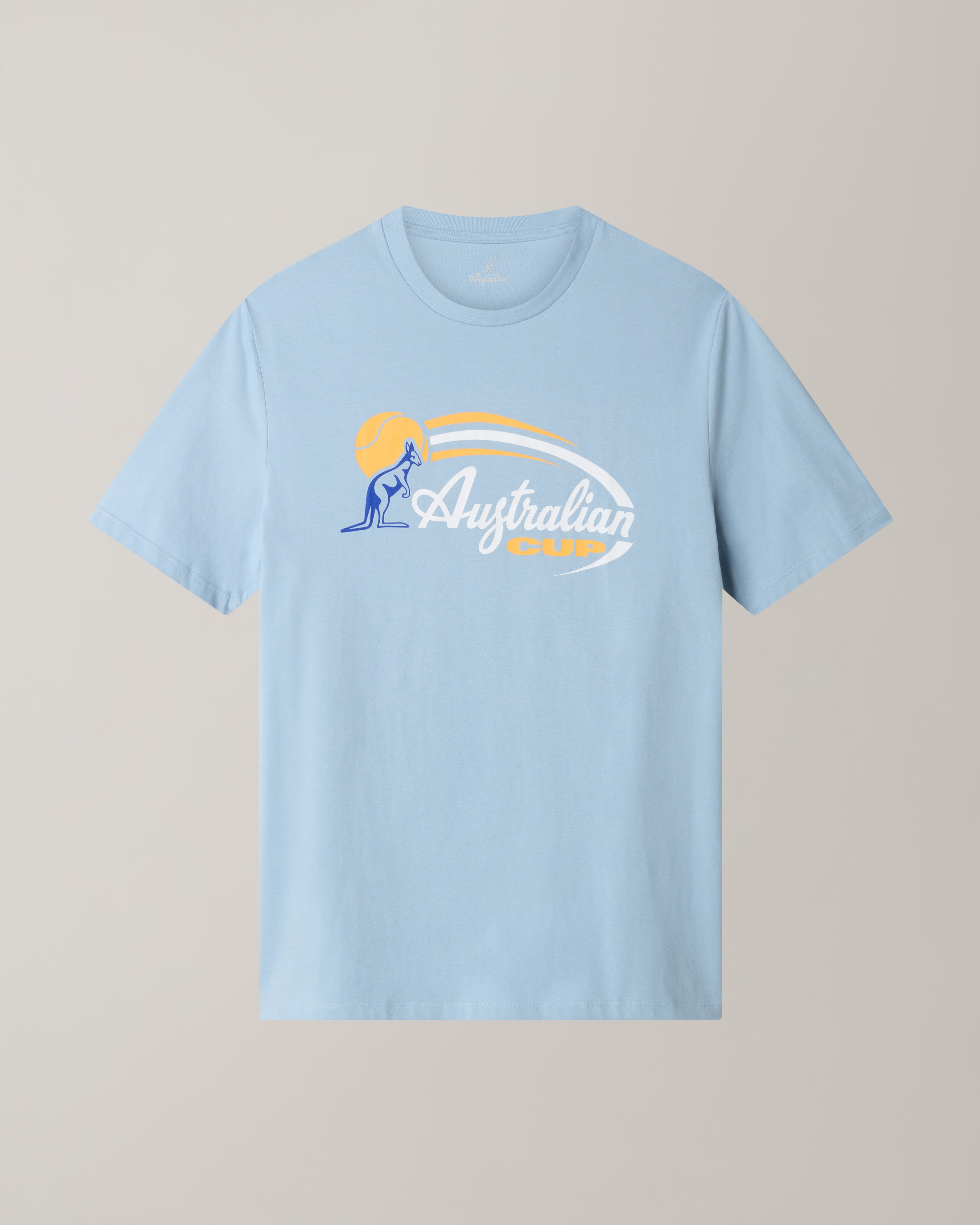 australian-cup-t-shirt-azzurro-pastello-regular-fit image 5