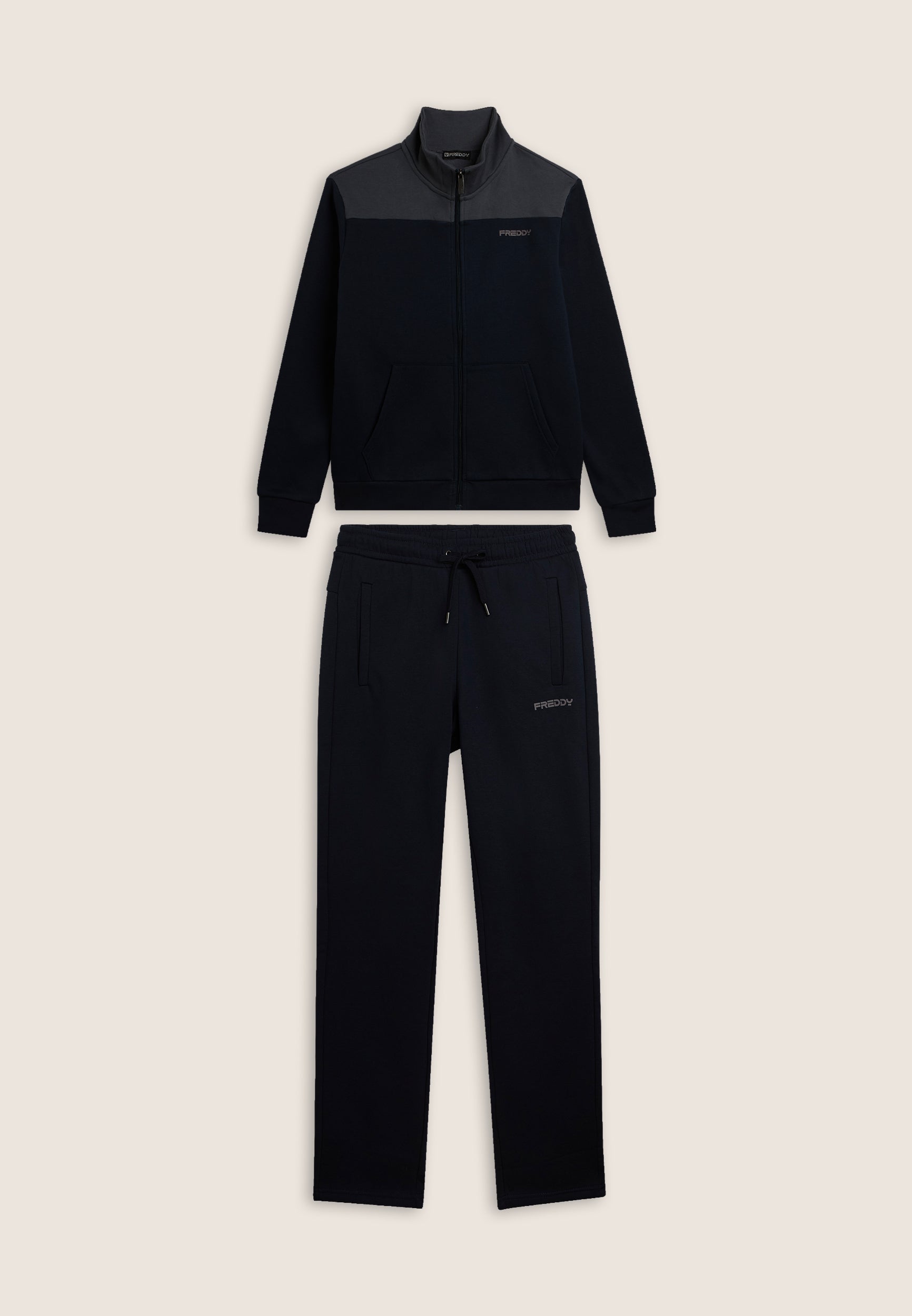 freddy-tuta-uomo-collo-alto-full-zip-colour-block image 1