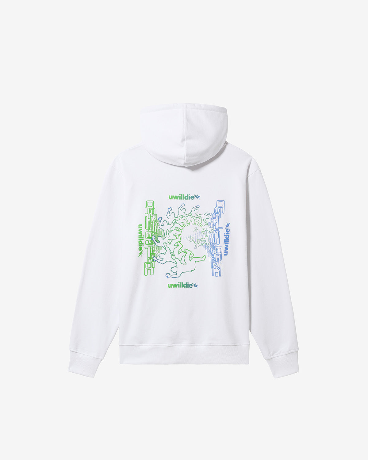 australian-uwilldie-hoodie-hard-court-felpa-cappuccio-bianco image 6