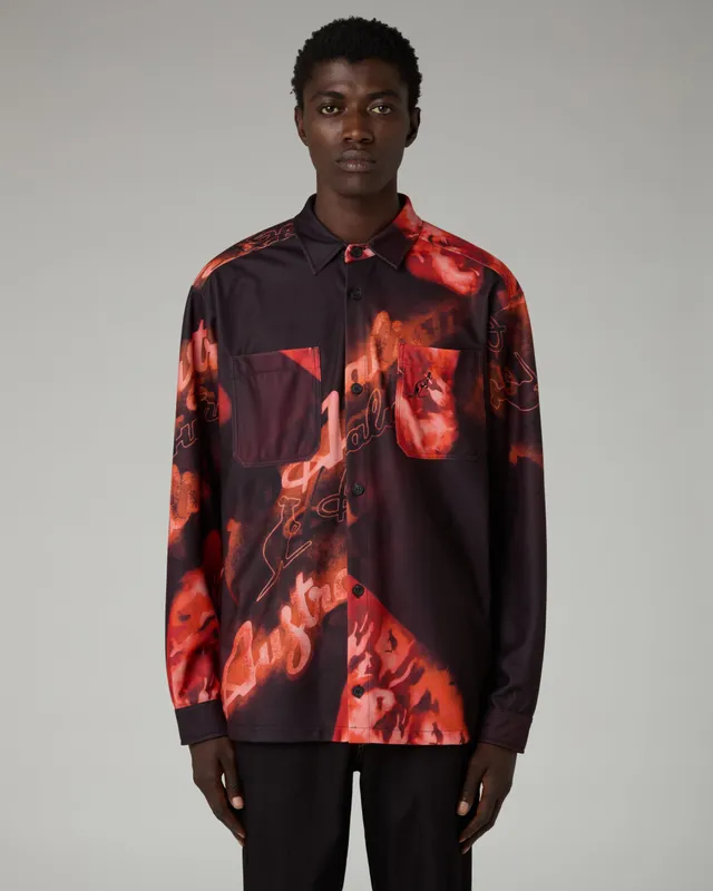australian-rust-printed-shirt-camicia-over-sabrinda image 1