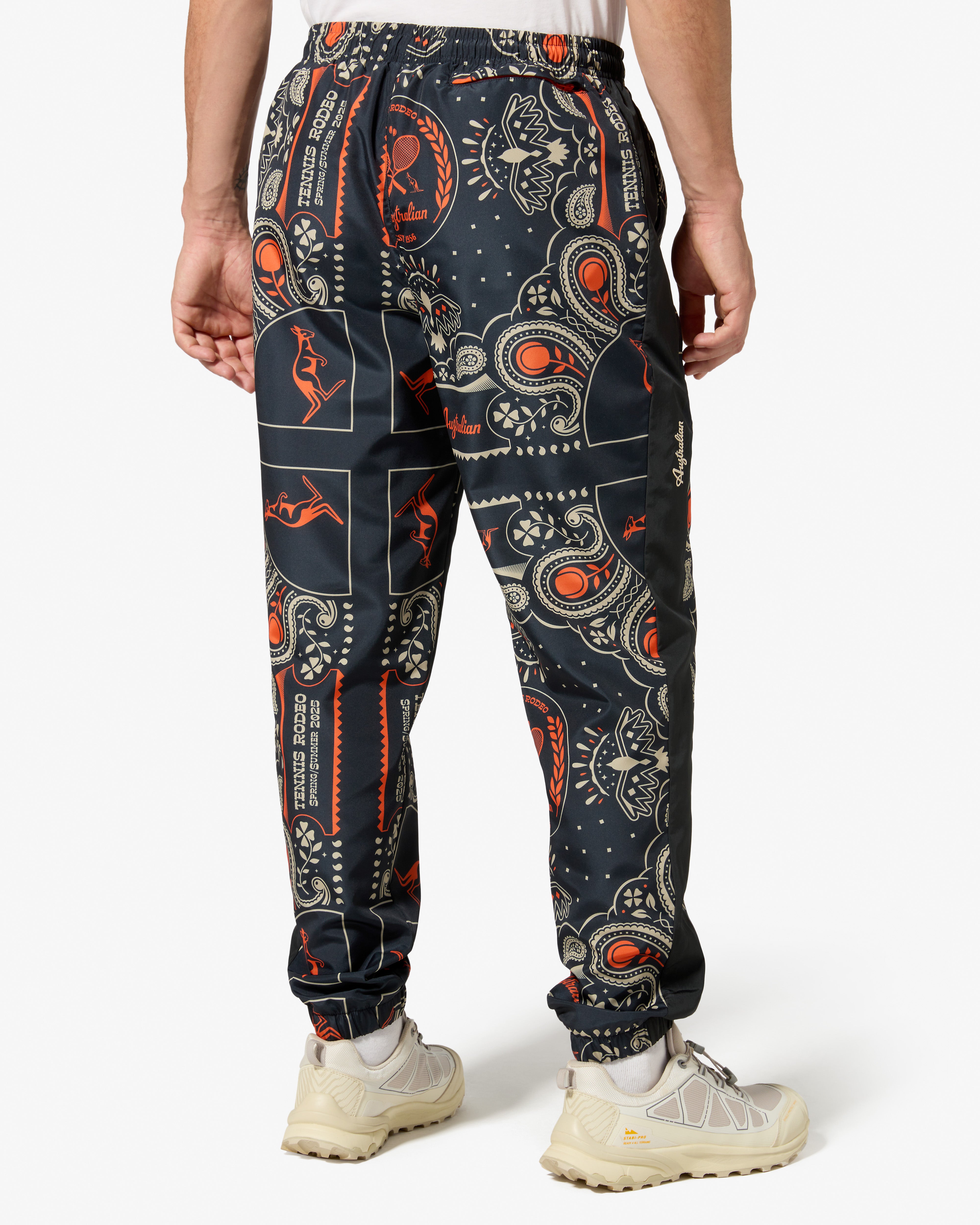 australian-bandana-track-pant-pantalone-sportivo-smash-antracite image 3