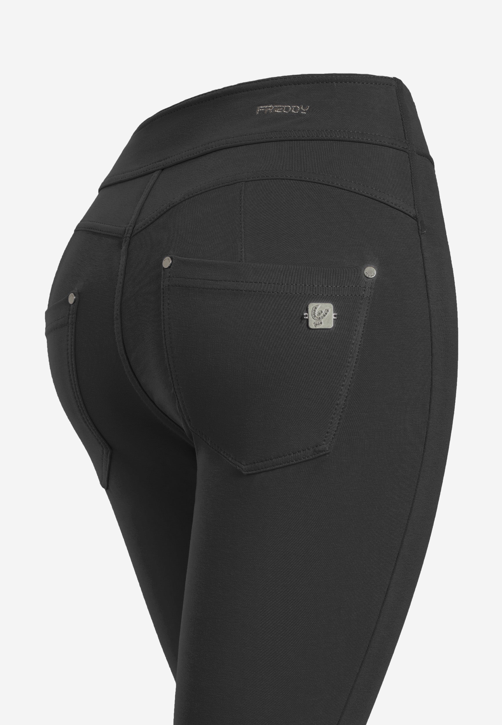 freddy-n-o-w-pantaloni-in-jersey-vita-bustier-impuntura-centrale image 8