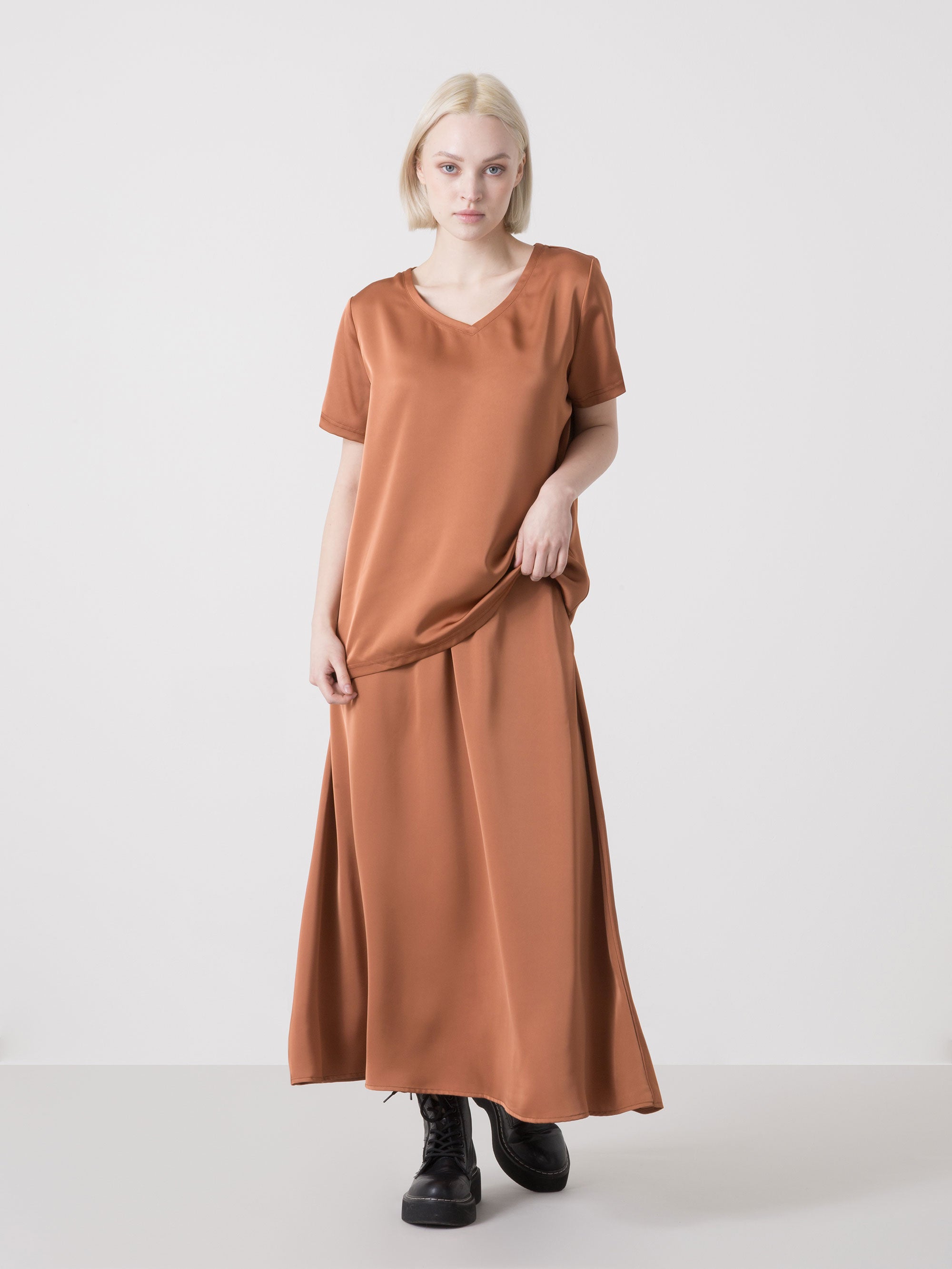 dimensione-danza-t-shirt-satin-donna-scollo-a-v-vestibilit-regular image 7
