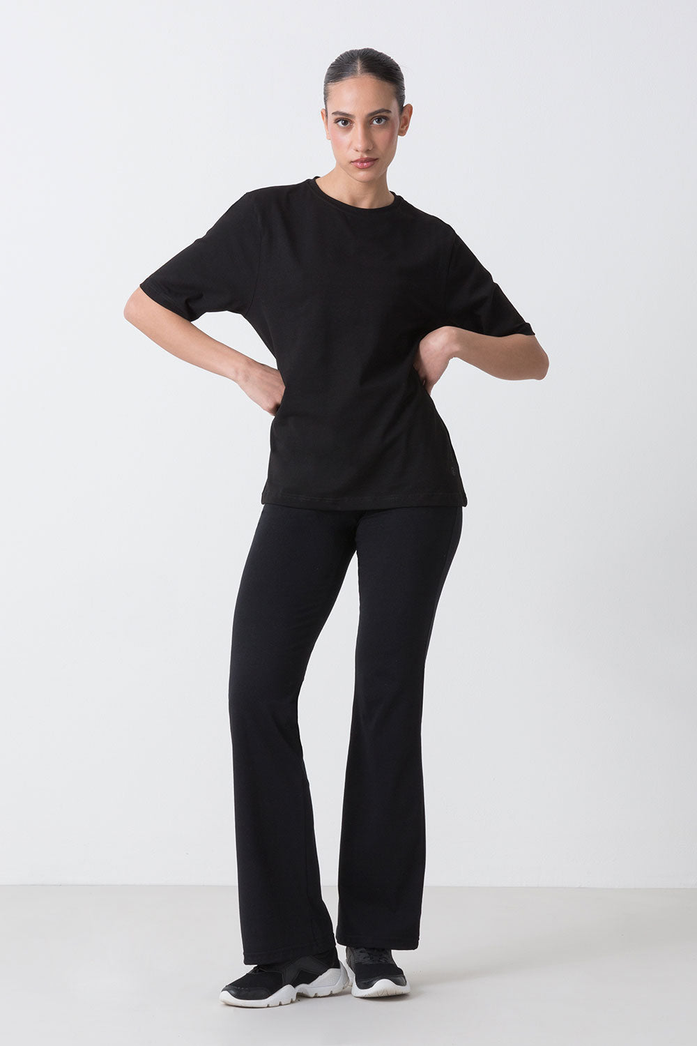 dimensione-danza-basic-t-shirt-in-jersey-elasticizzato-girocollo-maniche-corte image 7