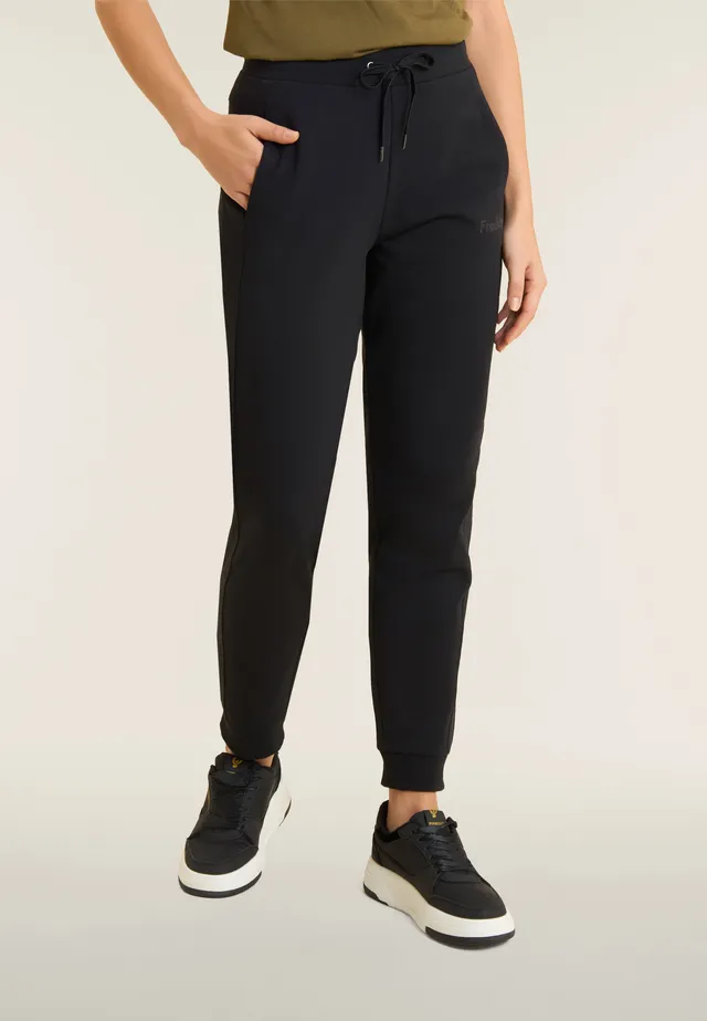 freddy-pantaloni-jogger-donna-regular-fit-fondo-a-polsino-felpa-garzata image 1