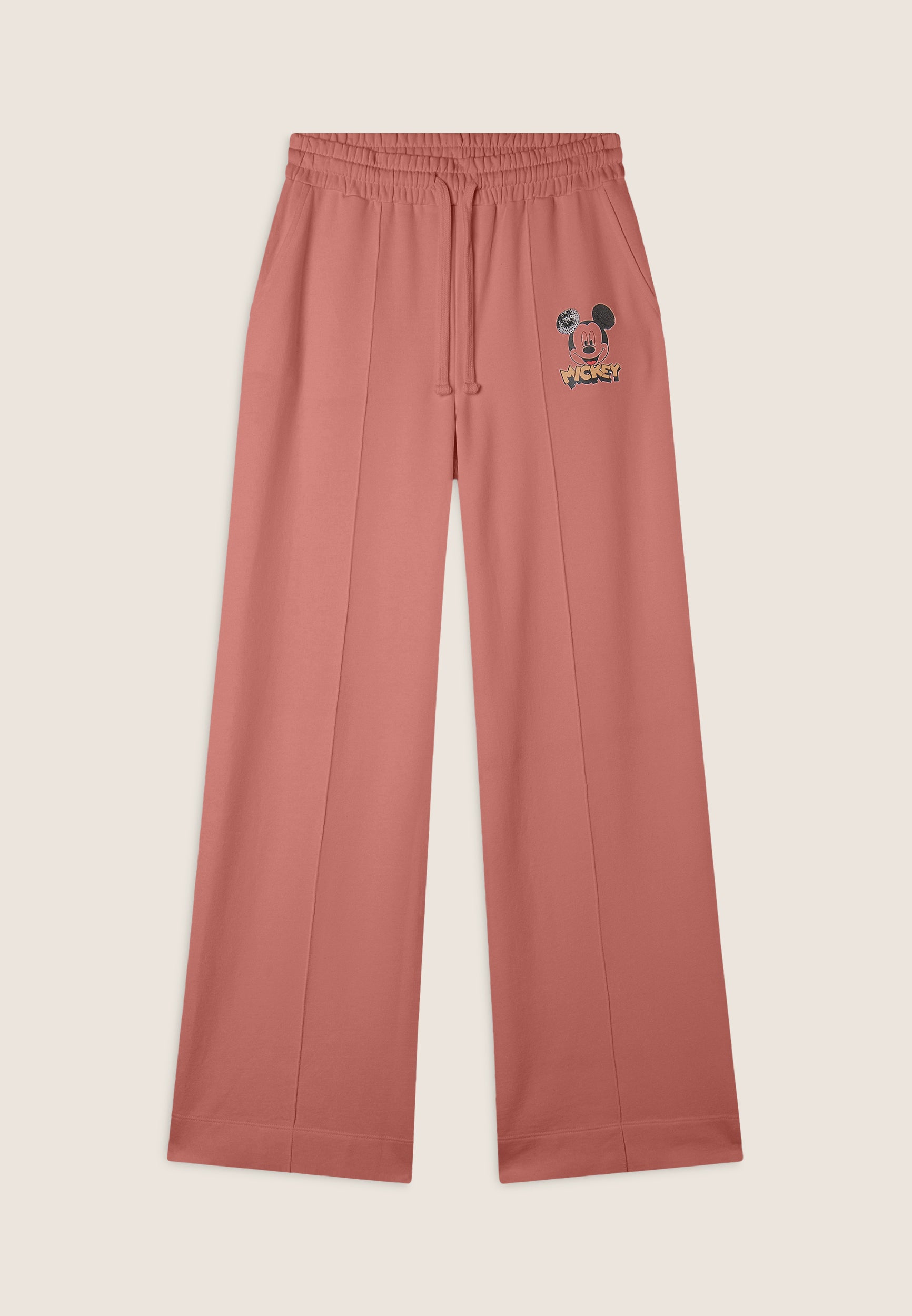 freddy-pantaloni-sportivi-gamba-ampia-mickey-mouse-french-terry image 1