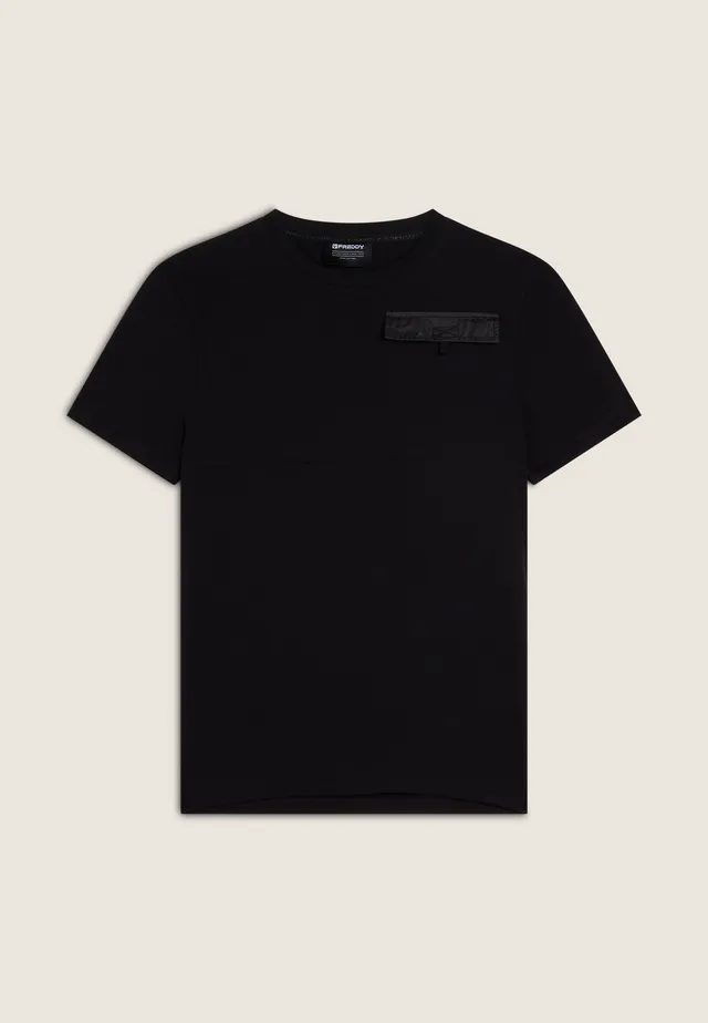 freddy-t-shirt-uomo-regular-fit-con-taschino-100-cotone image 1