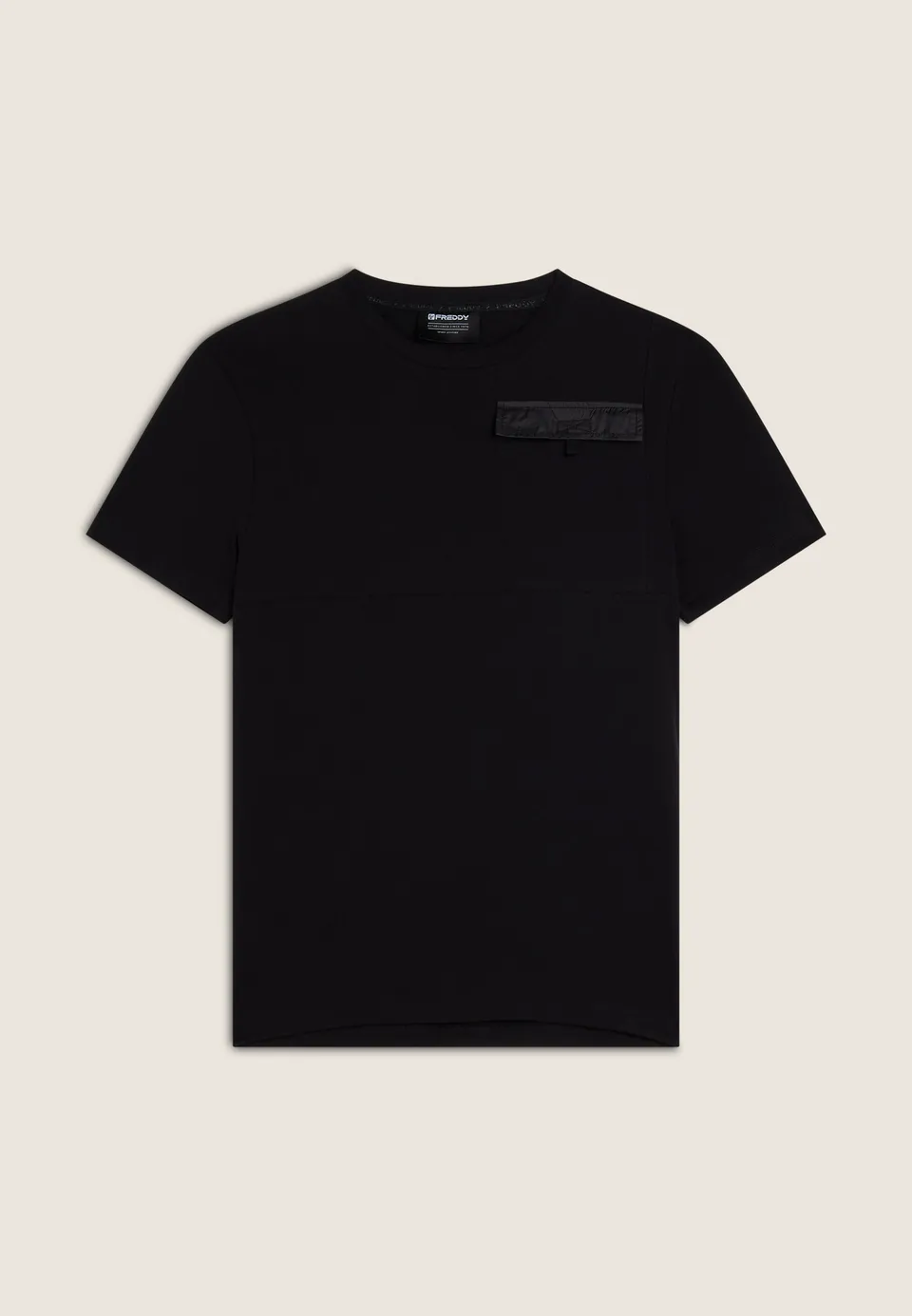 freddy-t-shirt-uomo-regular-fit-con-taschino-100-cotone image 1
