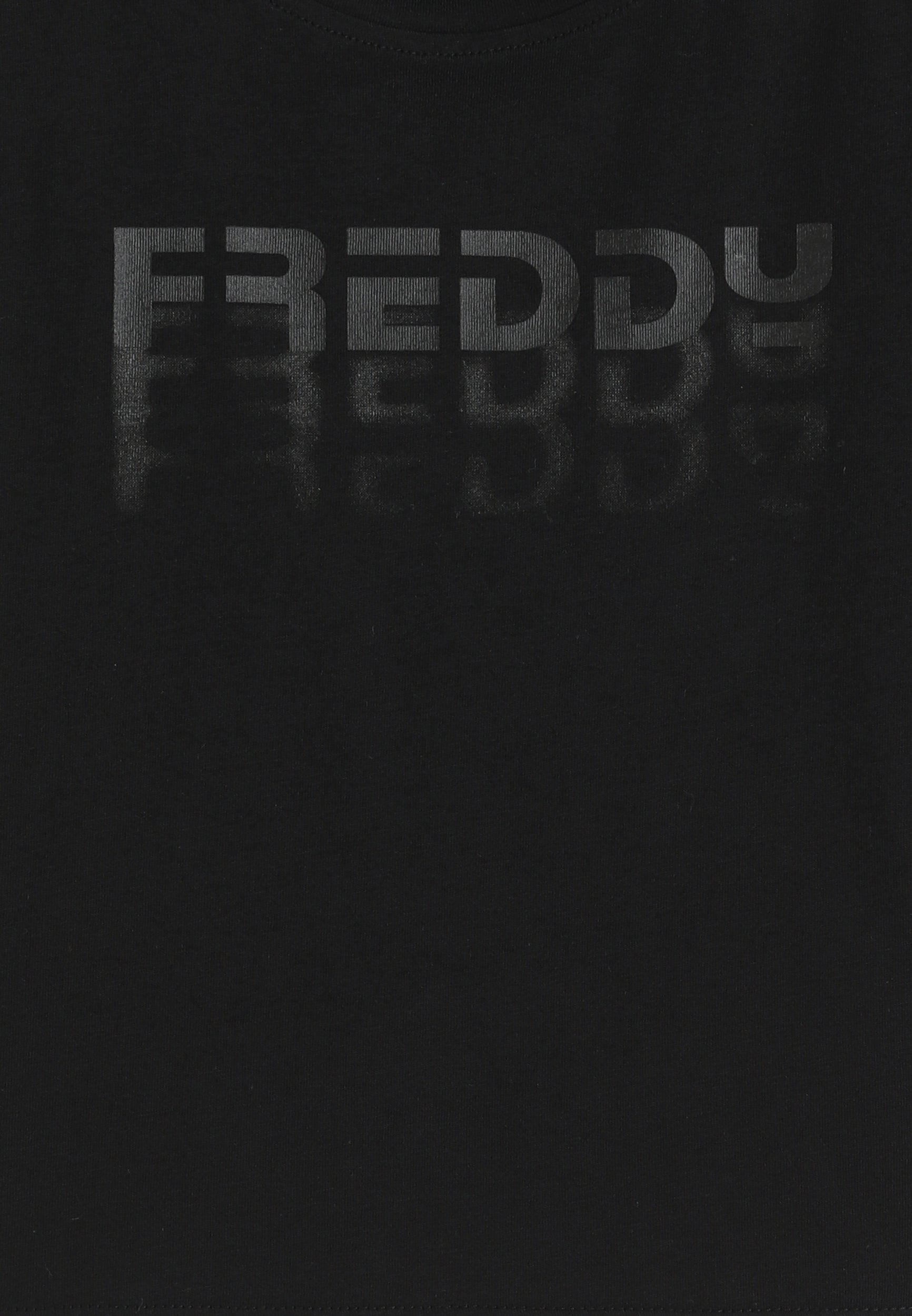 freddy-t-shirt-bambina-cropped-con-logo-freddy-degrad-in-cotone image 3