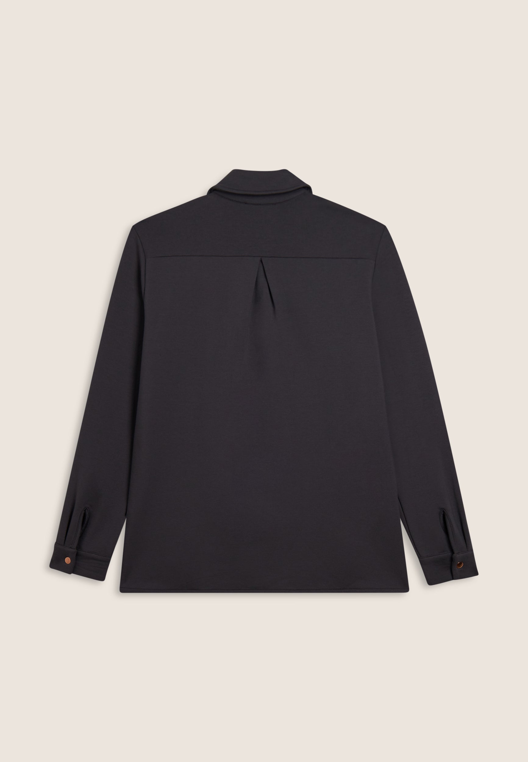 freddy-camicia-donna-in-felpa-modal-con-bottoni-dorati image 6