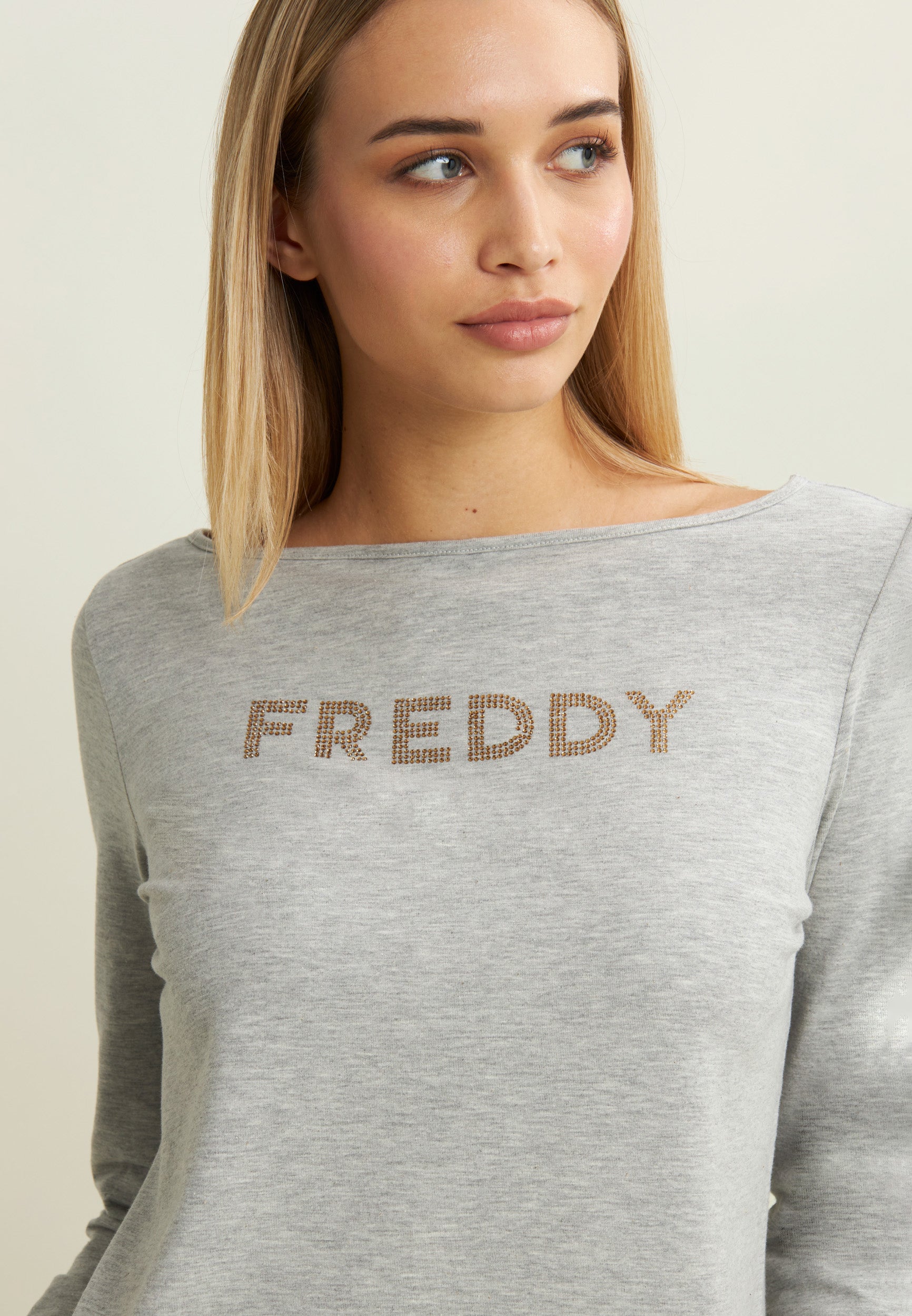 freddy-t-shirt-m-lange-maniche-lunghe-logo-in-strass image 3