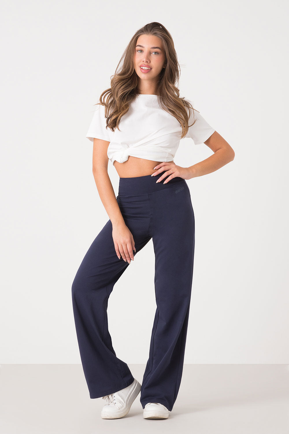 dimensione-danza-basic-pantalone-jersey-stretch-vita-alta-gamba-ampia image 8